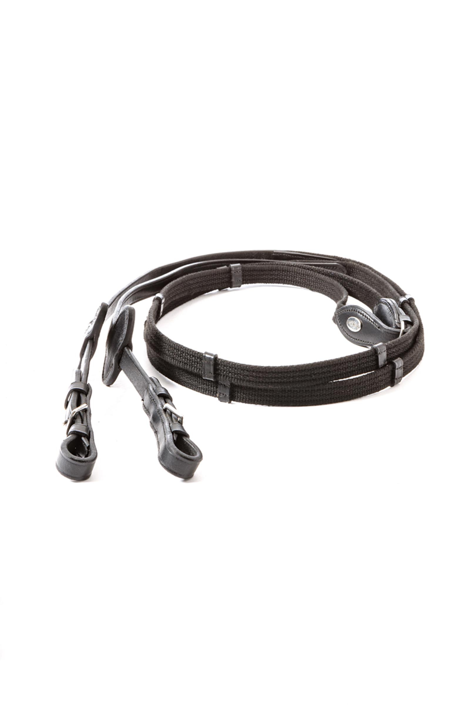 Black Kavalkade Webbed Reins