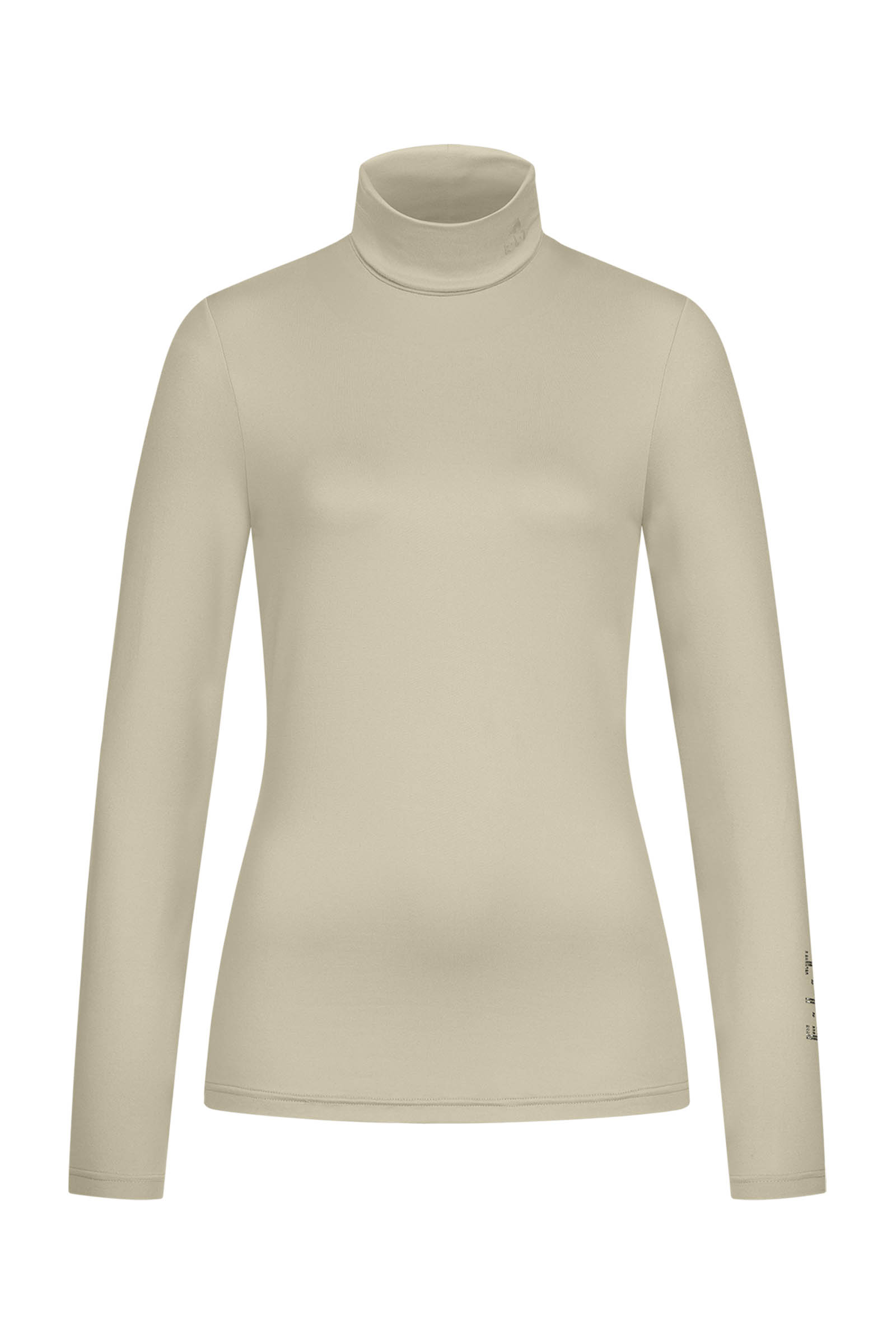 Beige Grey ELT Madison Women&acute;s Turtleneck Shirt