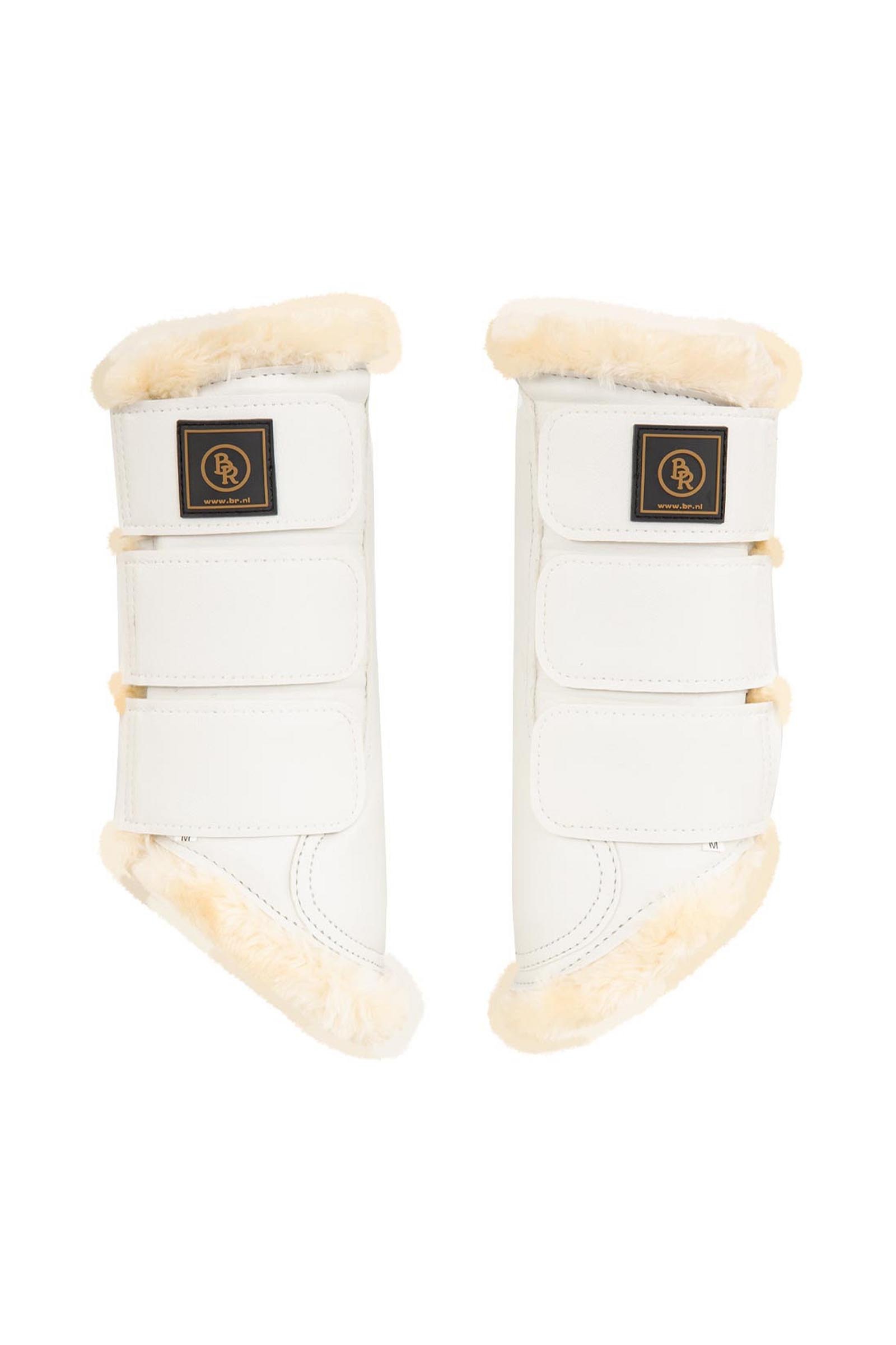 White BR Majestic Brushing Boots 