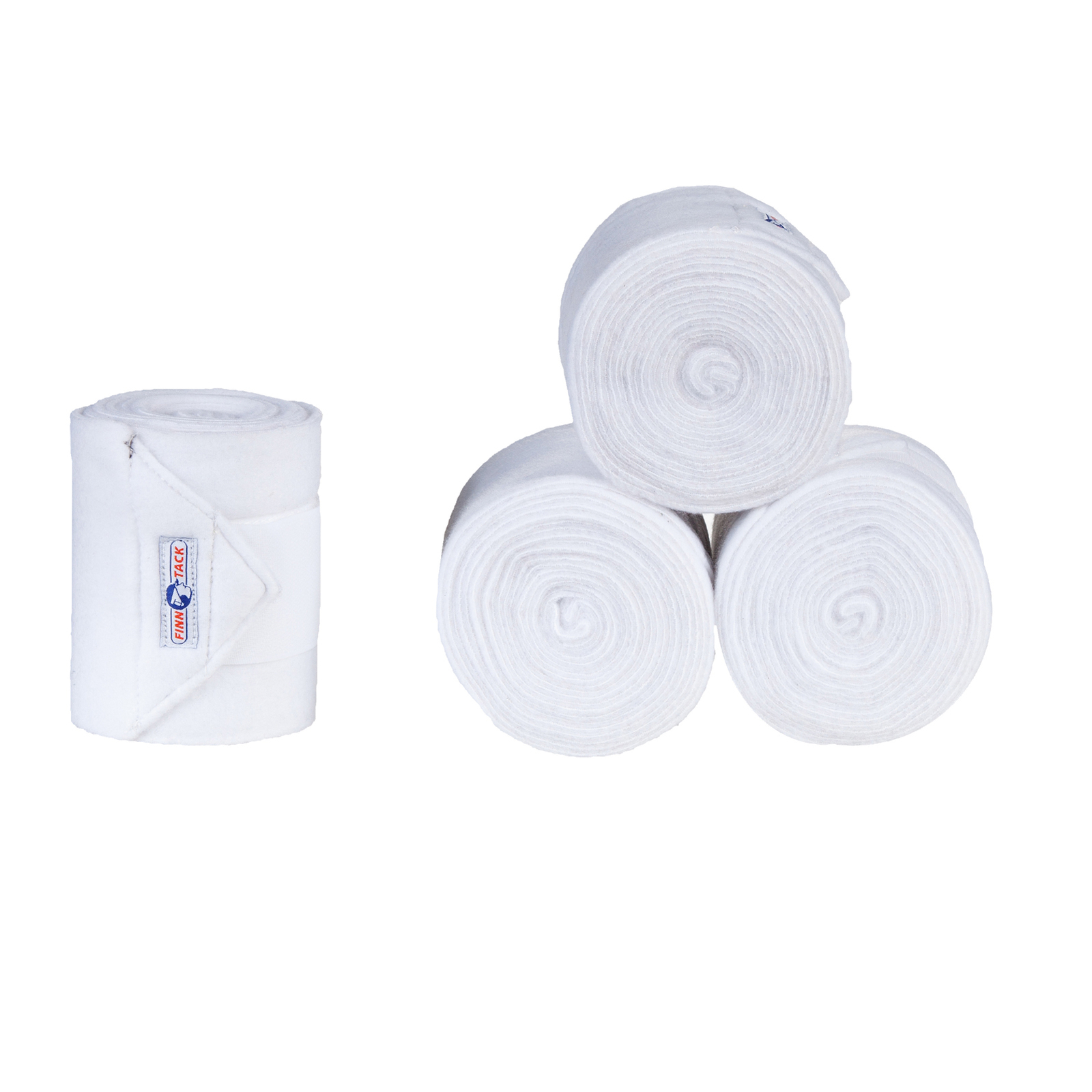 White Finntack Pro Fleece Bandages