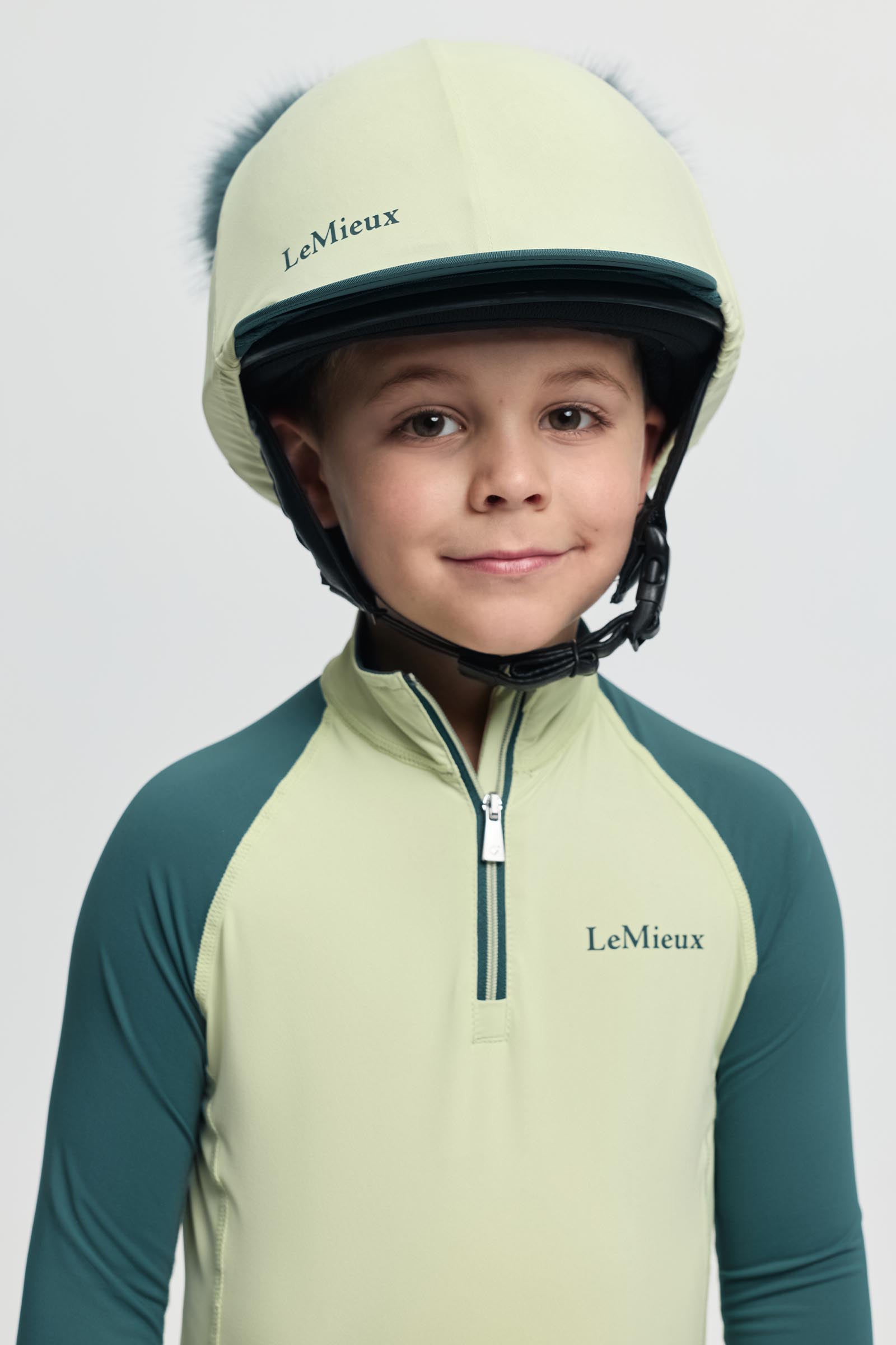 Macaron LeMieux Mini Double Pom Hat Silk