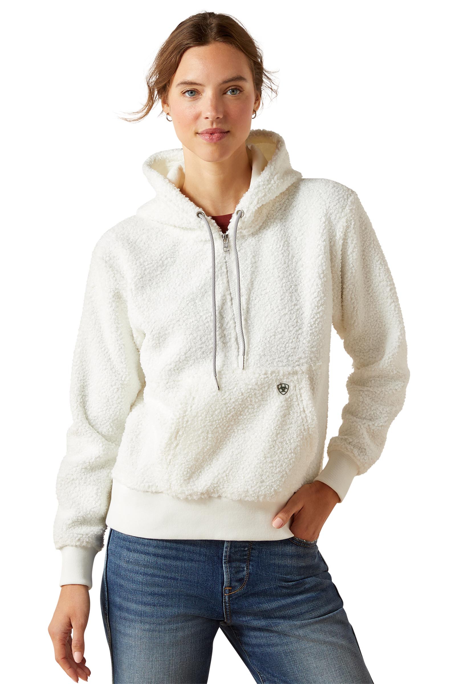 Star White Ariat Orinda Women&acute;s Hooded Sweater