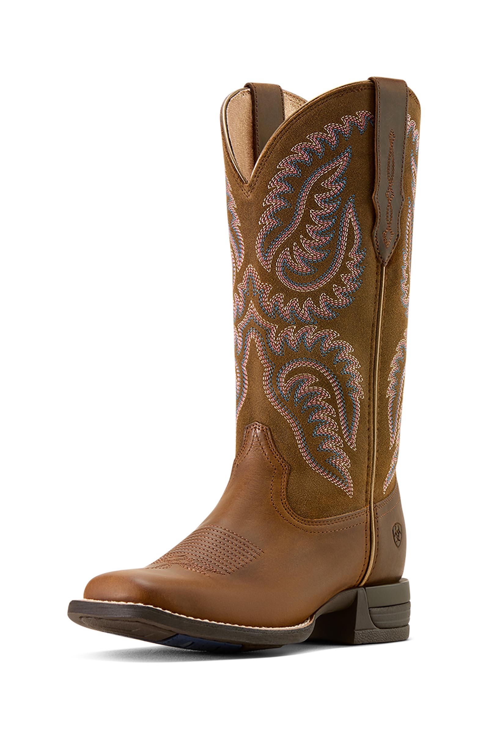 Ariat Women's Cattle Caite Wide Square Toe Western Boots