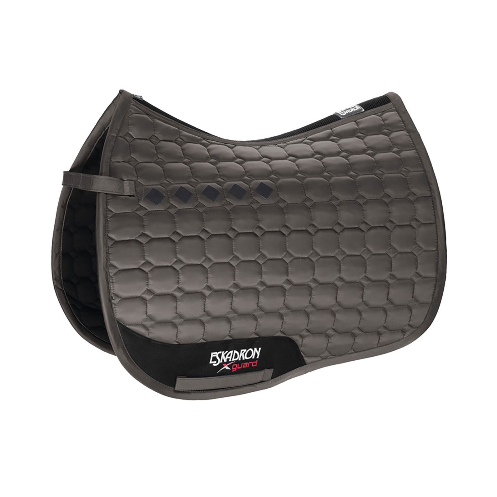 Grey Eskadron Glossy Compact Dressage Saddlepad