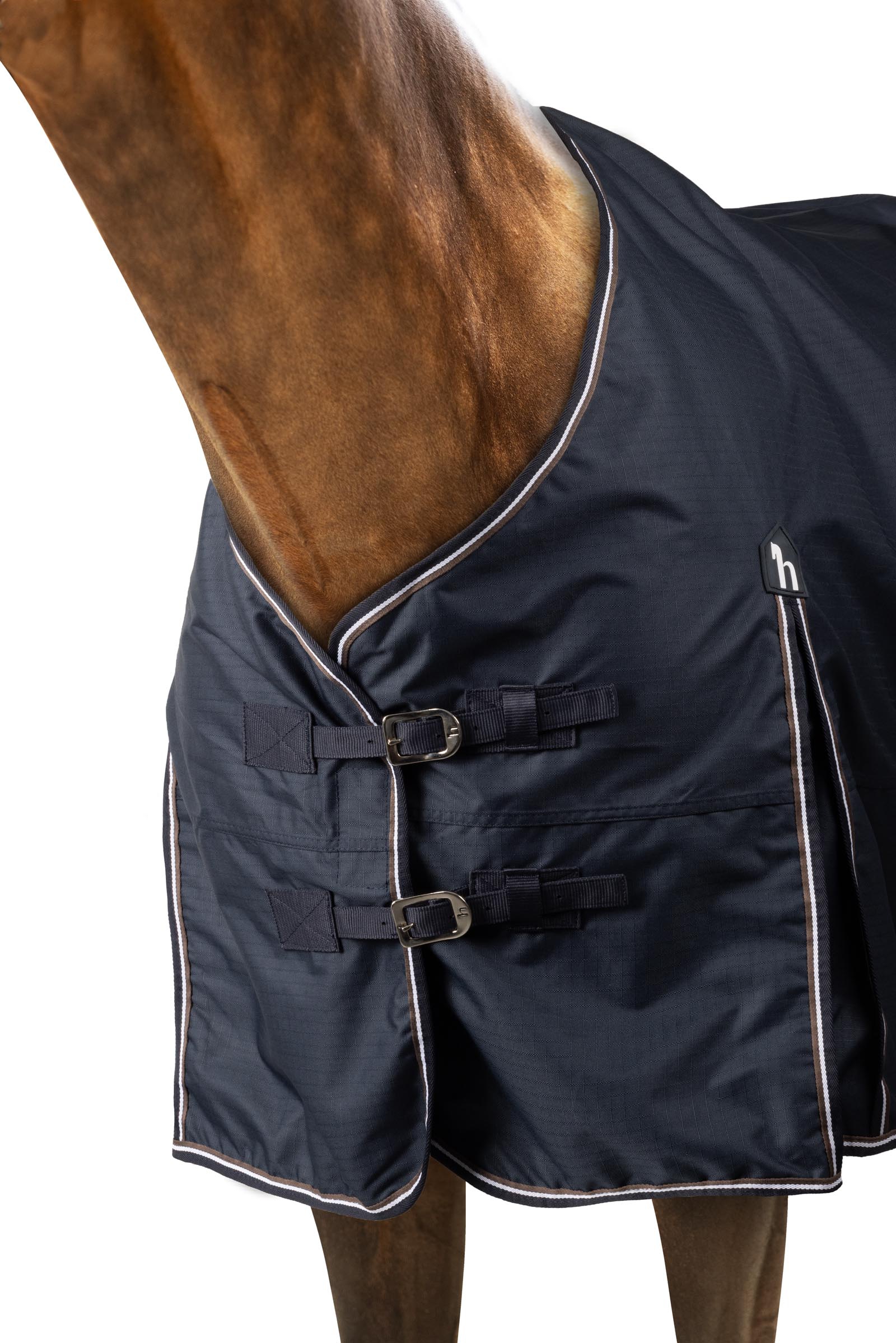 Horze Glasgow Turnout Rug with Fleece Lining and Reflective Accents, 0g