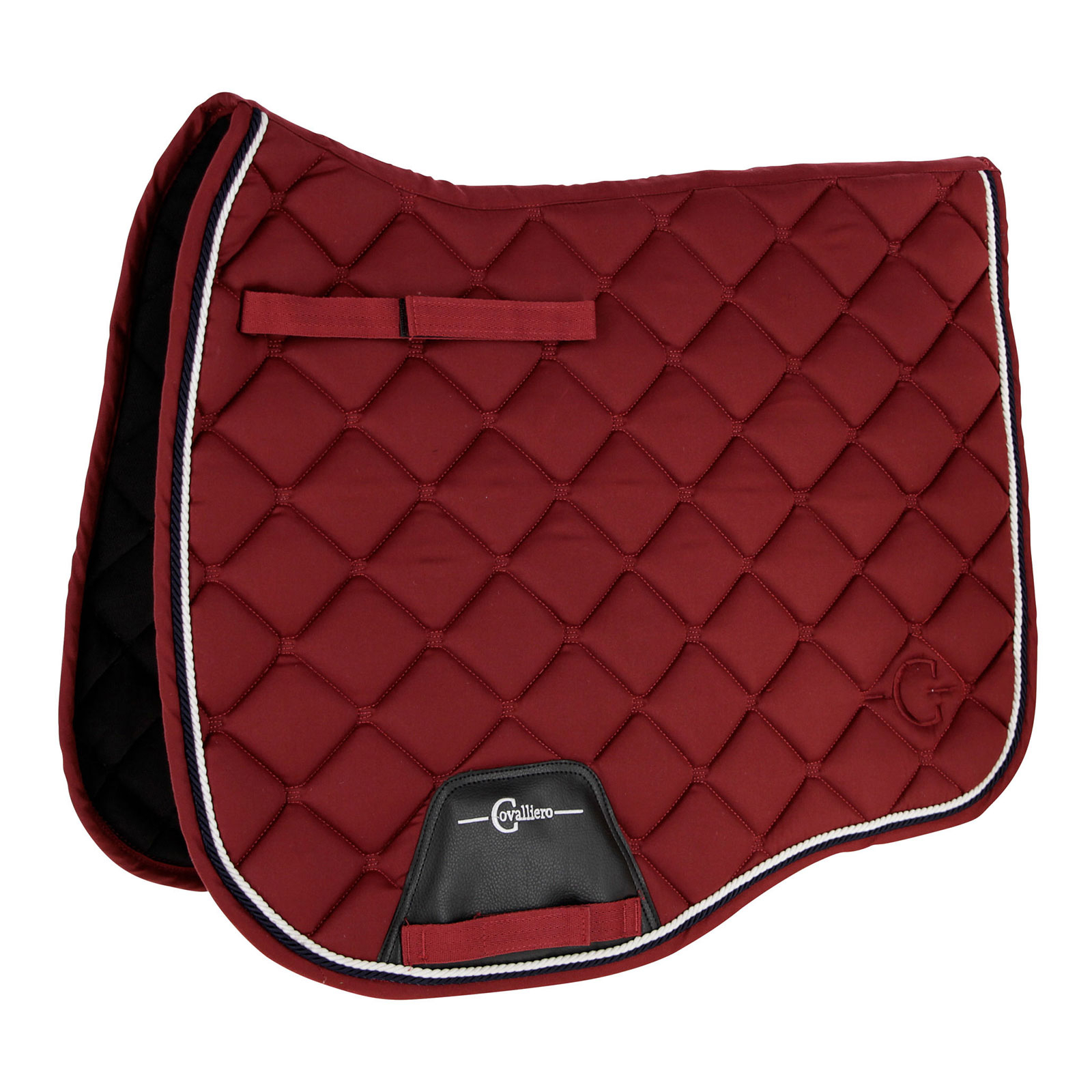 Dark Red Covalliero Saddle pad Salvina