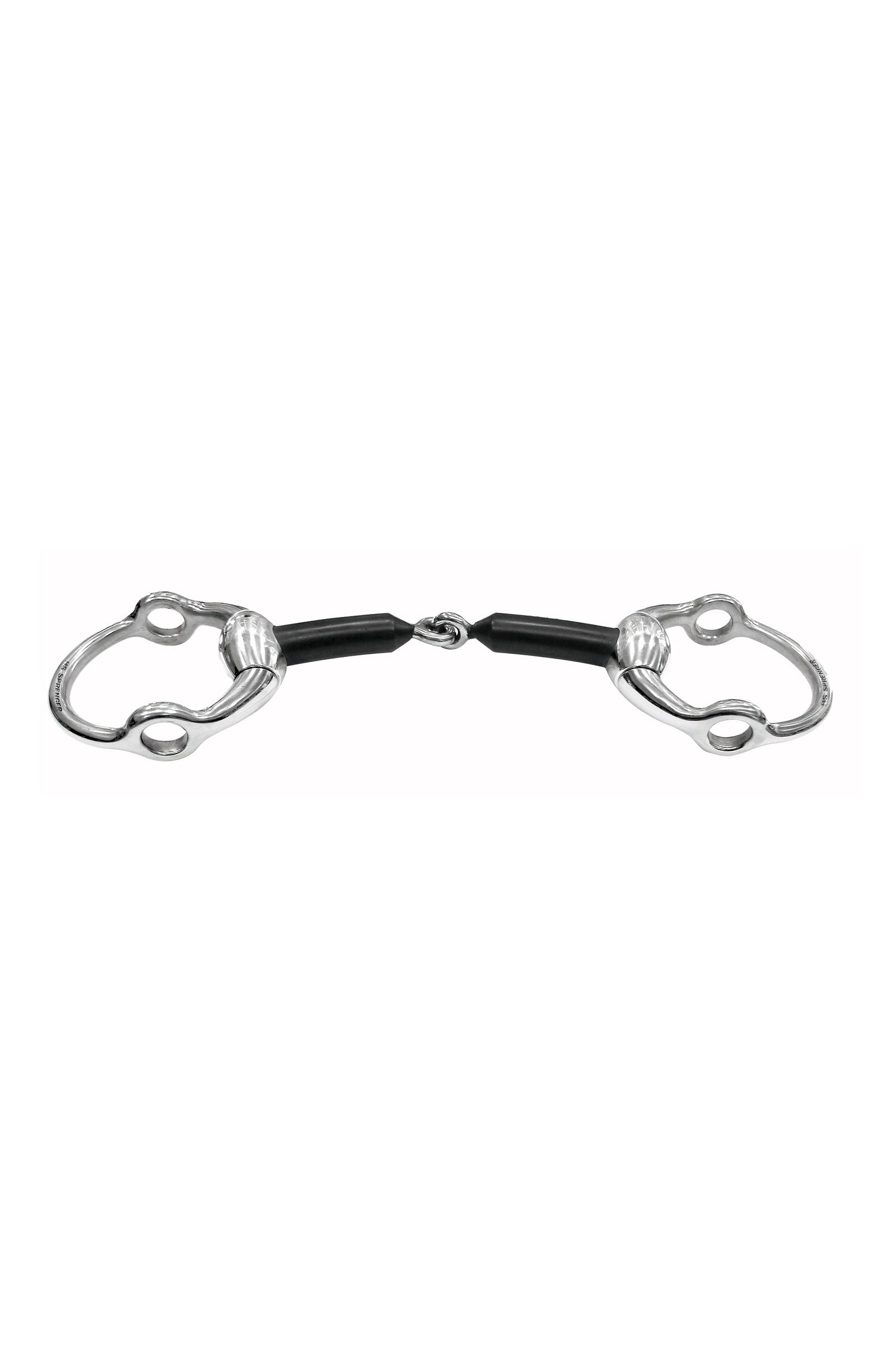 Sprenger Eggbutt Gag Bit Hard Carbon Single Jointed16mm