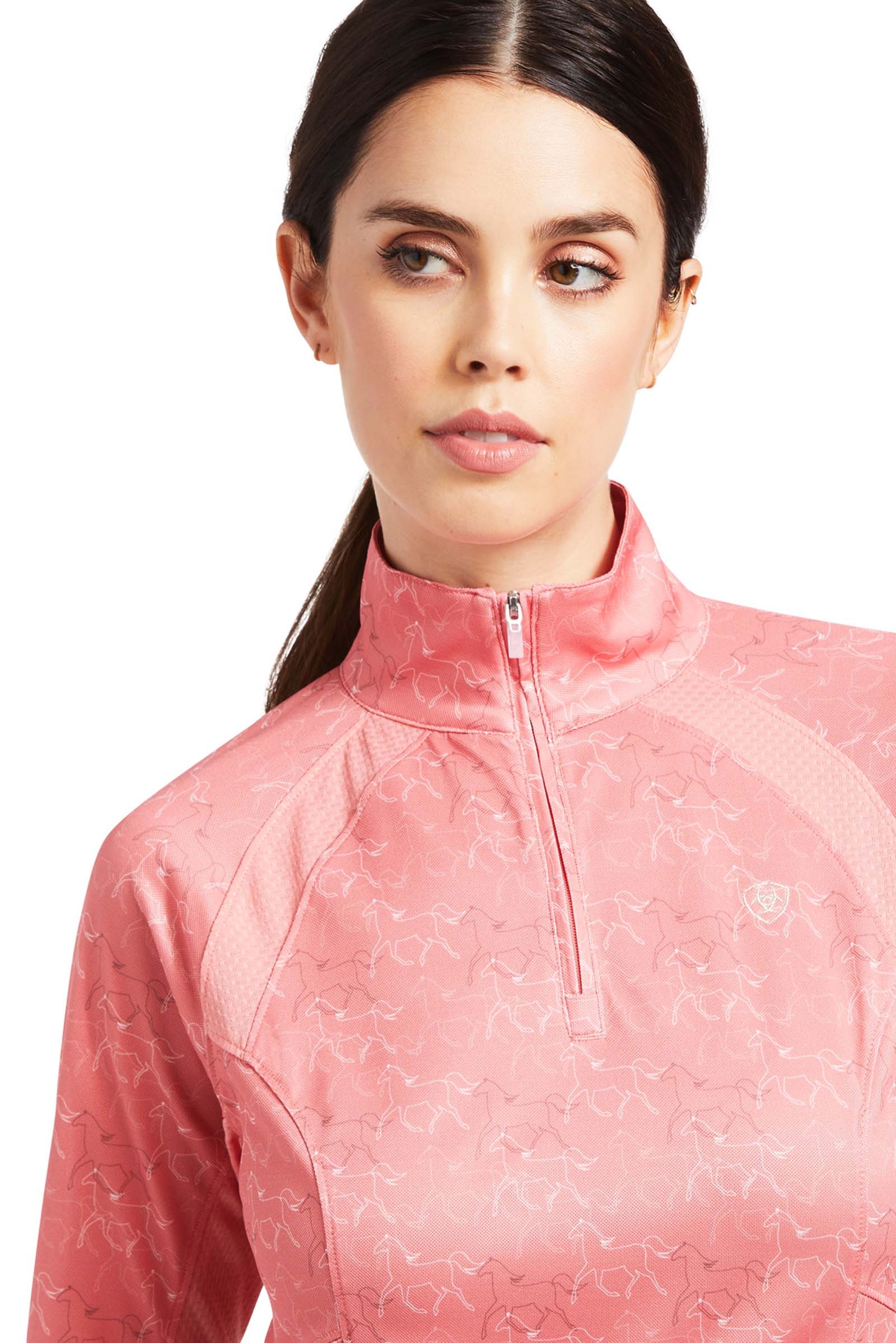 Ariat Sunstopper 2.0 Women's 1/4 Zip Baselayer Shirt