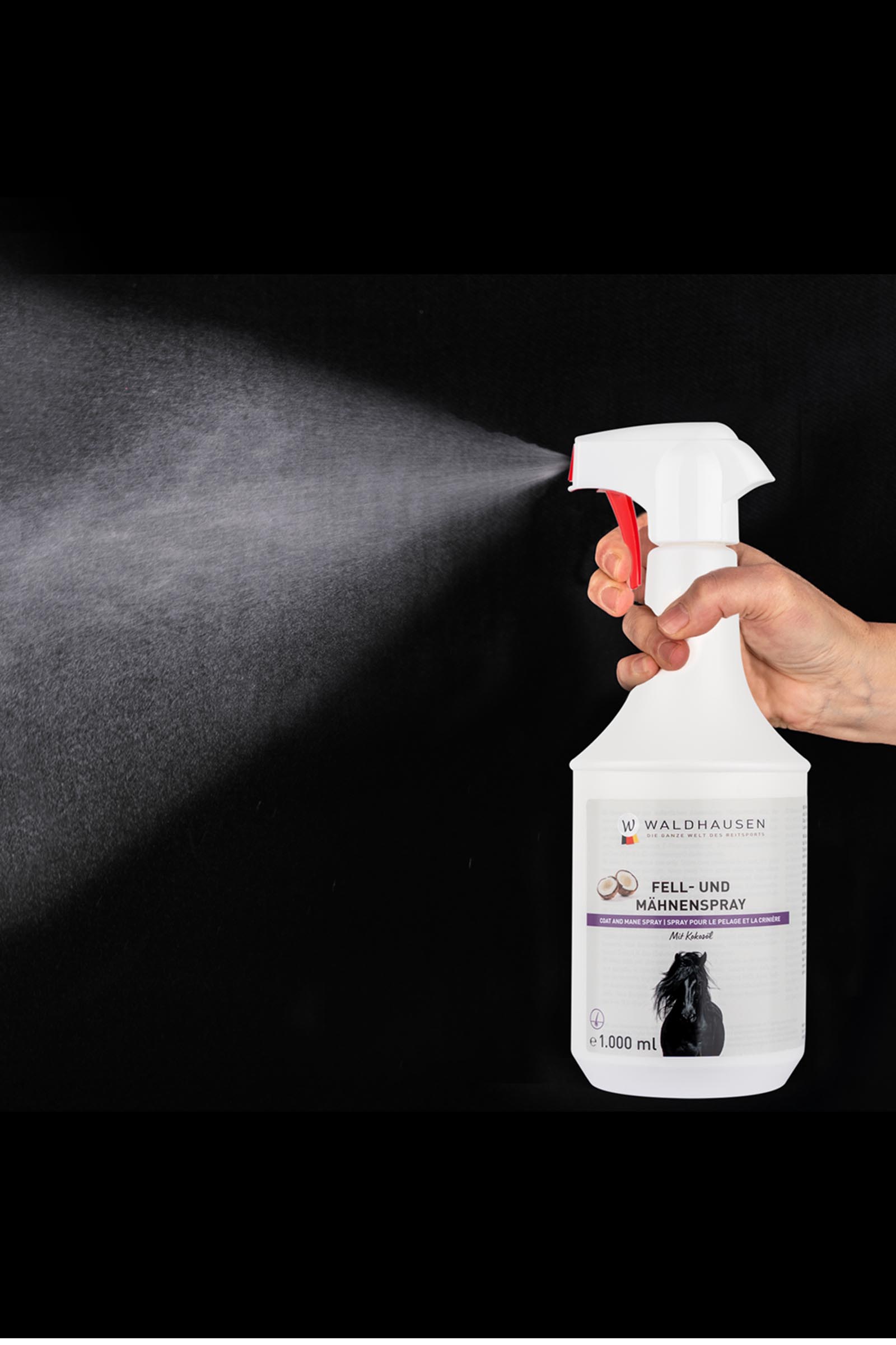 Waldhausen Coat & Mane Spray With Coconut Oil, 1 L