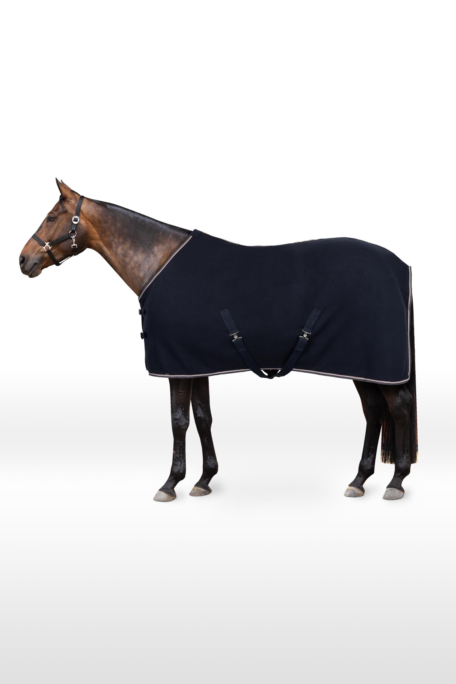 Dark Navy Horze Kiel Fleece Rug