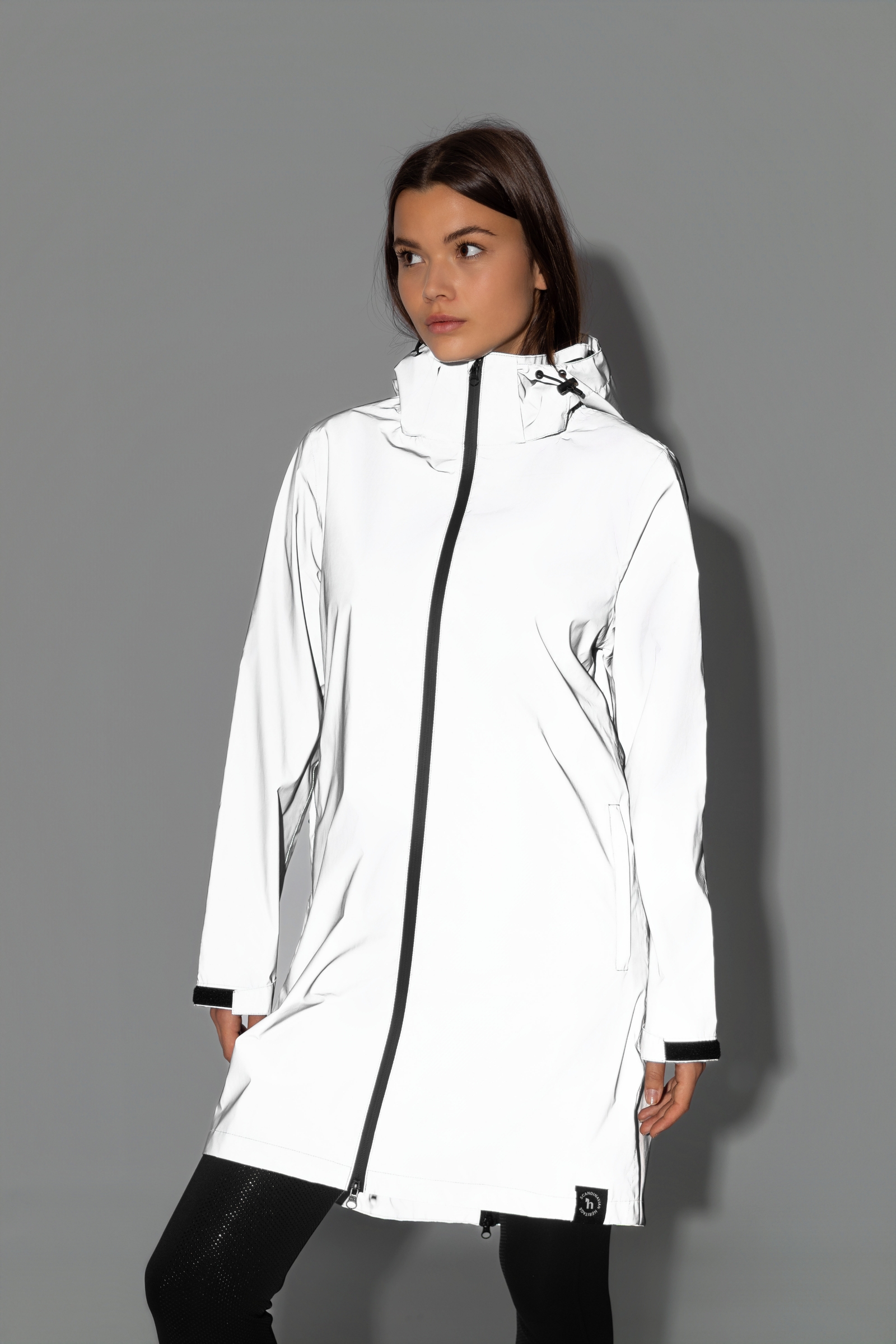 Horze Women&acute;s Reflective Raincoat