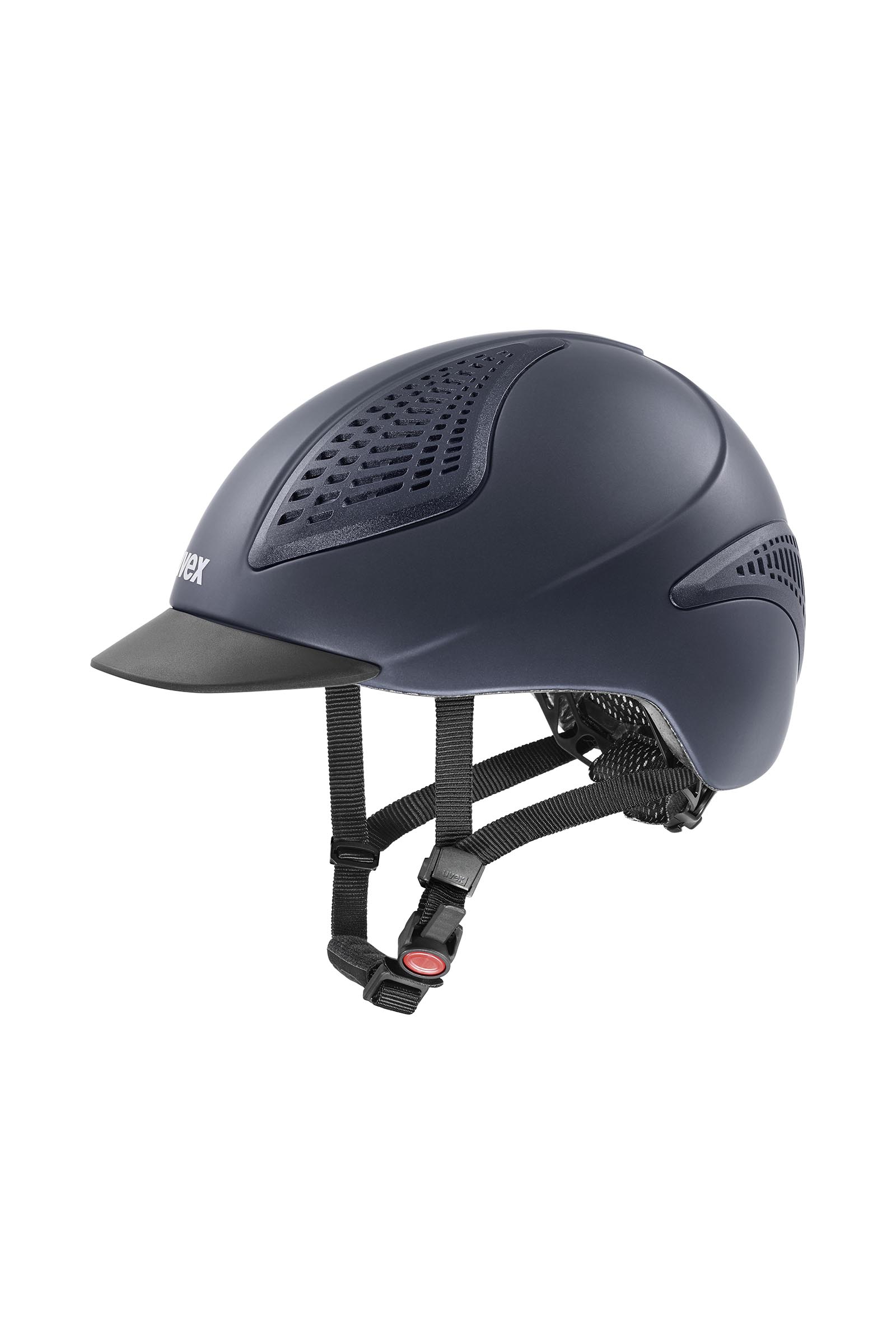 blue mat Uvex Exxential III Riding Helmet