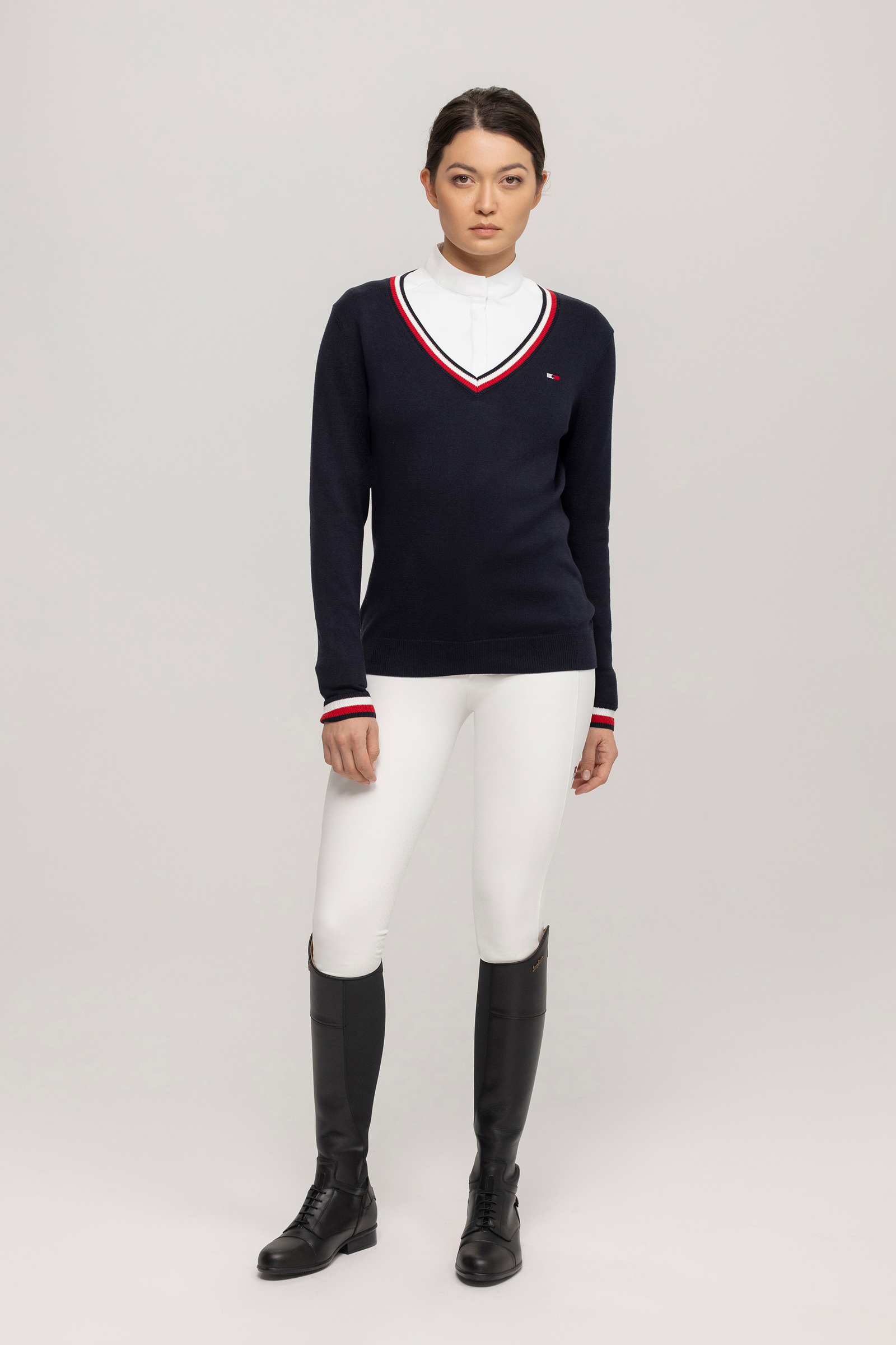 Tommy Hilfiger Equestrian Indiana Women&acute;s V-neck Sweater