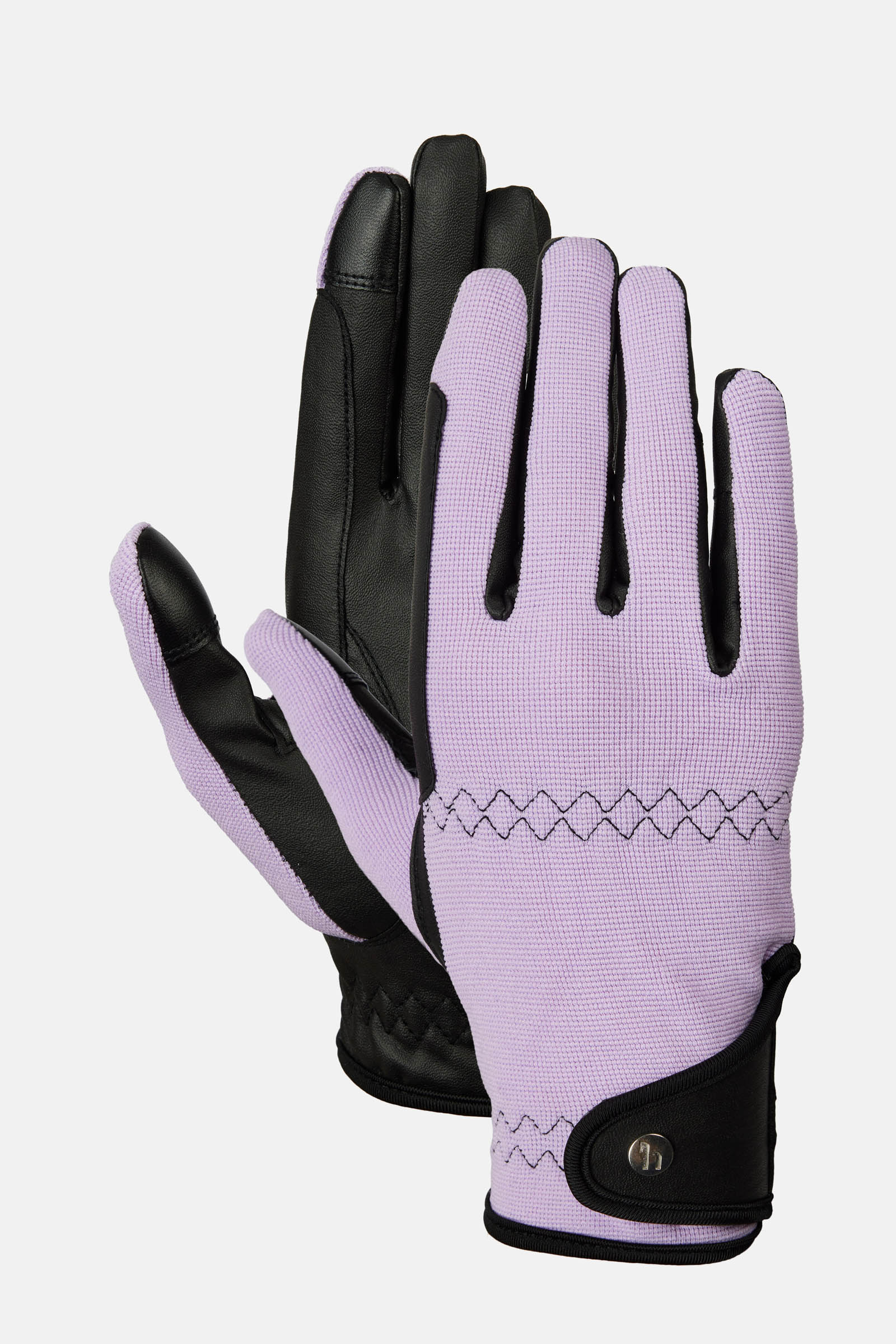 Lavender Frost Horze Young Rider Romy Riding Gloves
