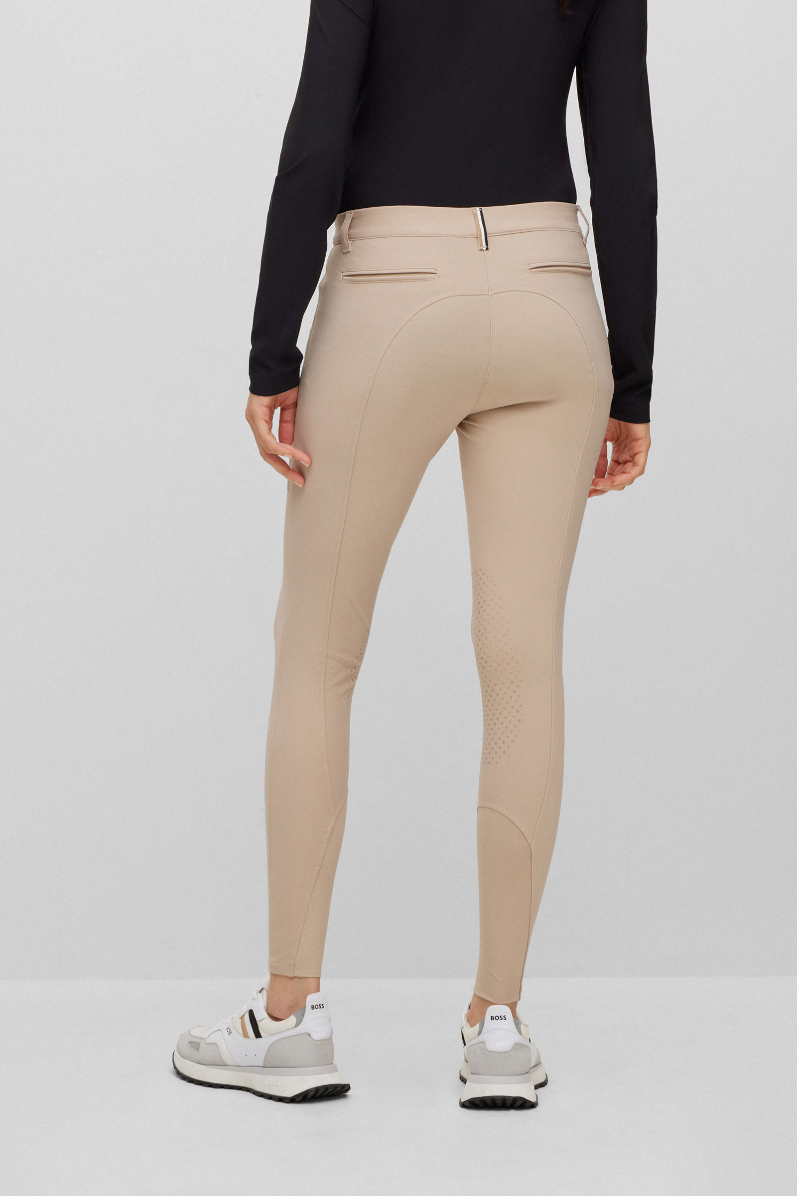 Beige Boss Hazel Women's Knee Grip Breeches