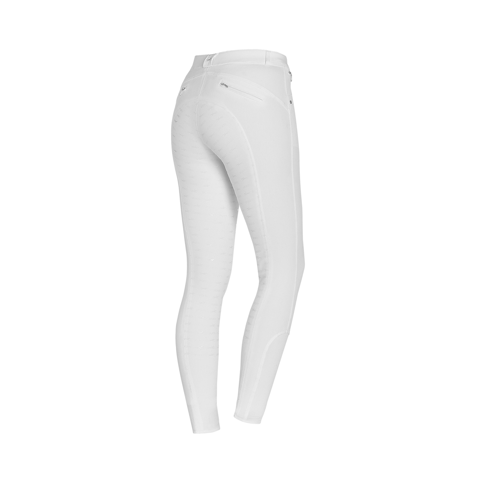 White Schockemöhle Sports Cindy Fullgrip Breeches for Women