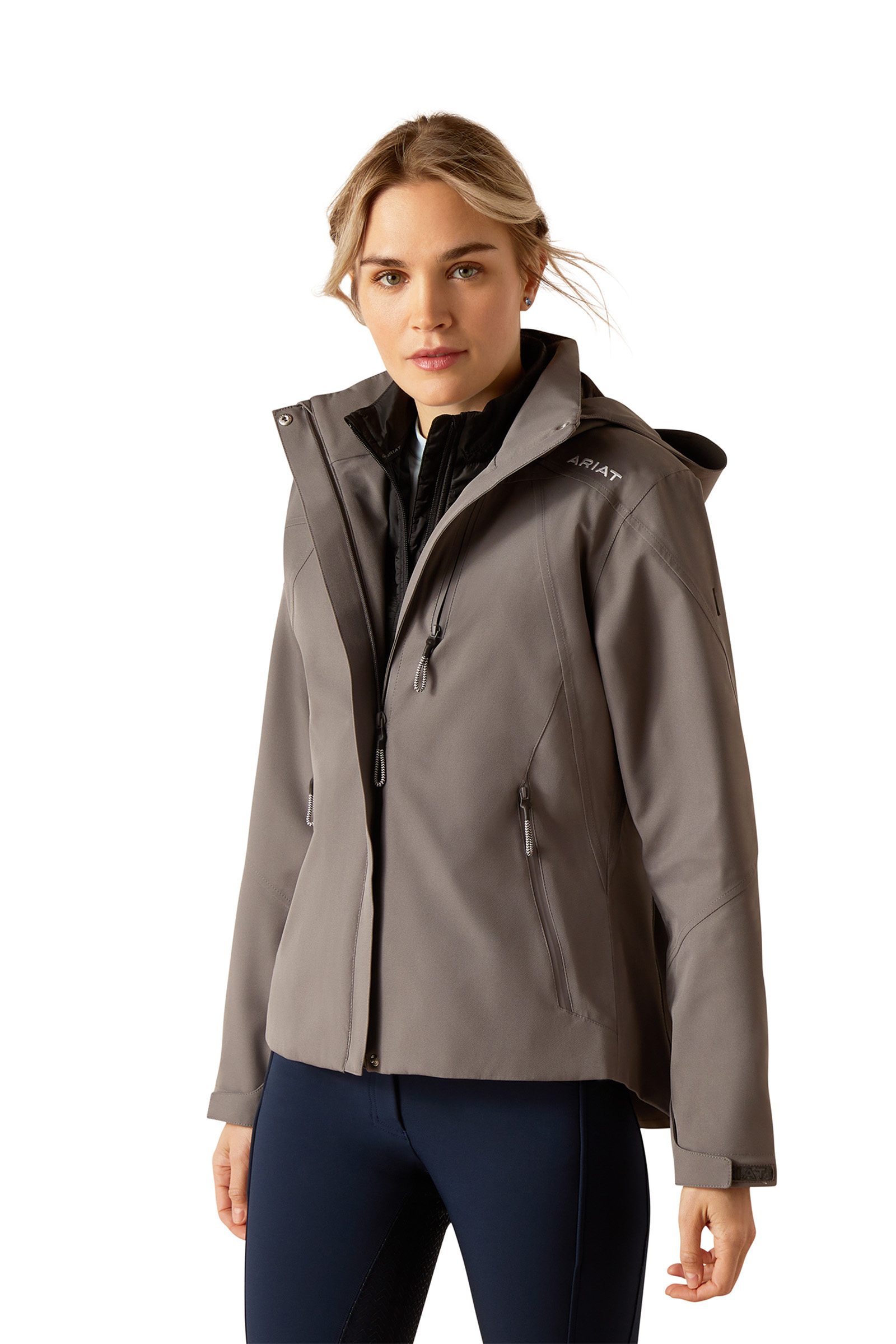 Plum Grey Ariat Coastal Women's Waterproof Jacket