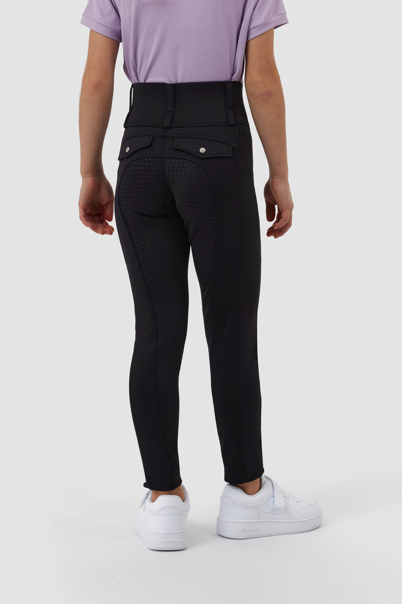 Black Horze Young Rider Anya Fullgrip Hybrid Breeches