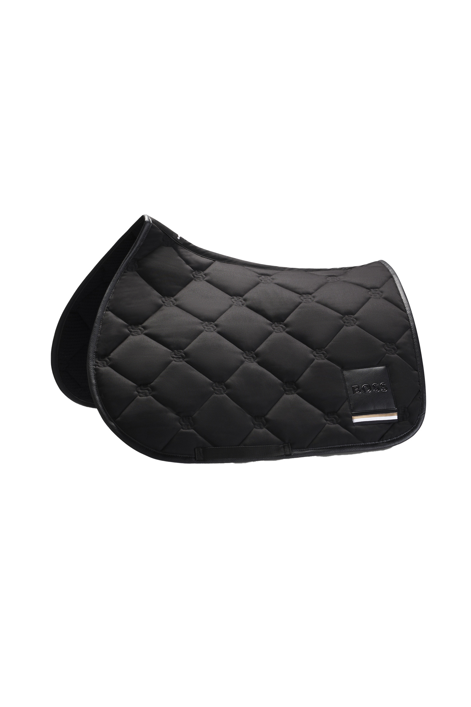 Black Boss Solid Jumping Saddle Pad 
