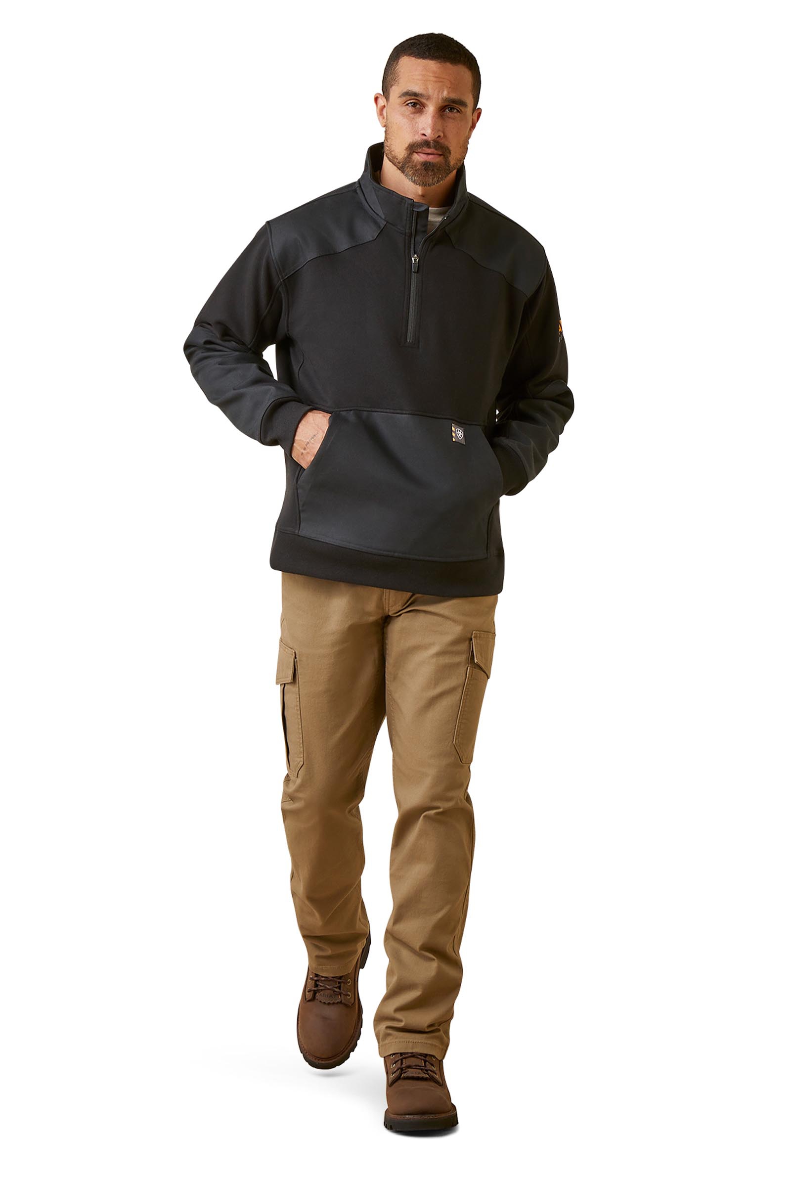 Ariat Rebar Workman Duracanvas Men's 1/4 Zip Sweatshirt