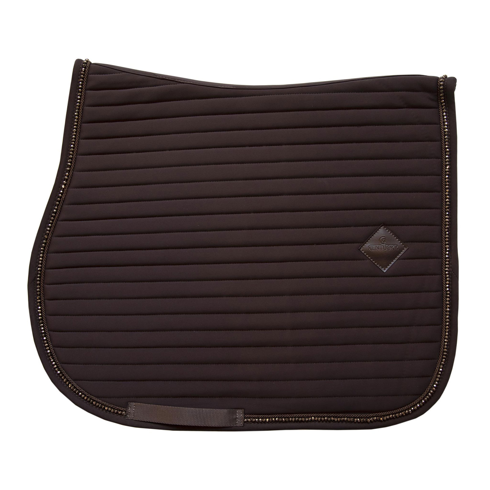 Brown Kentucky Horsewear Pearls  Jumping Saddle Pad