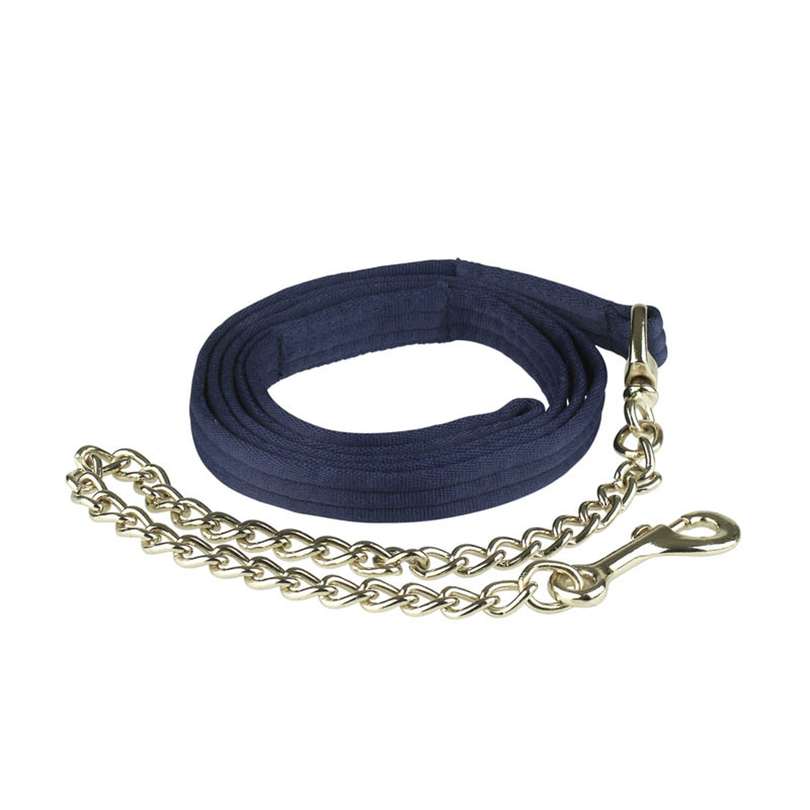 Dark Blue Finntack Pro Cushioned Web Lead Shank with Single Chain