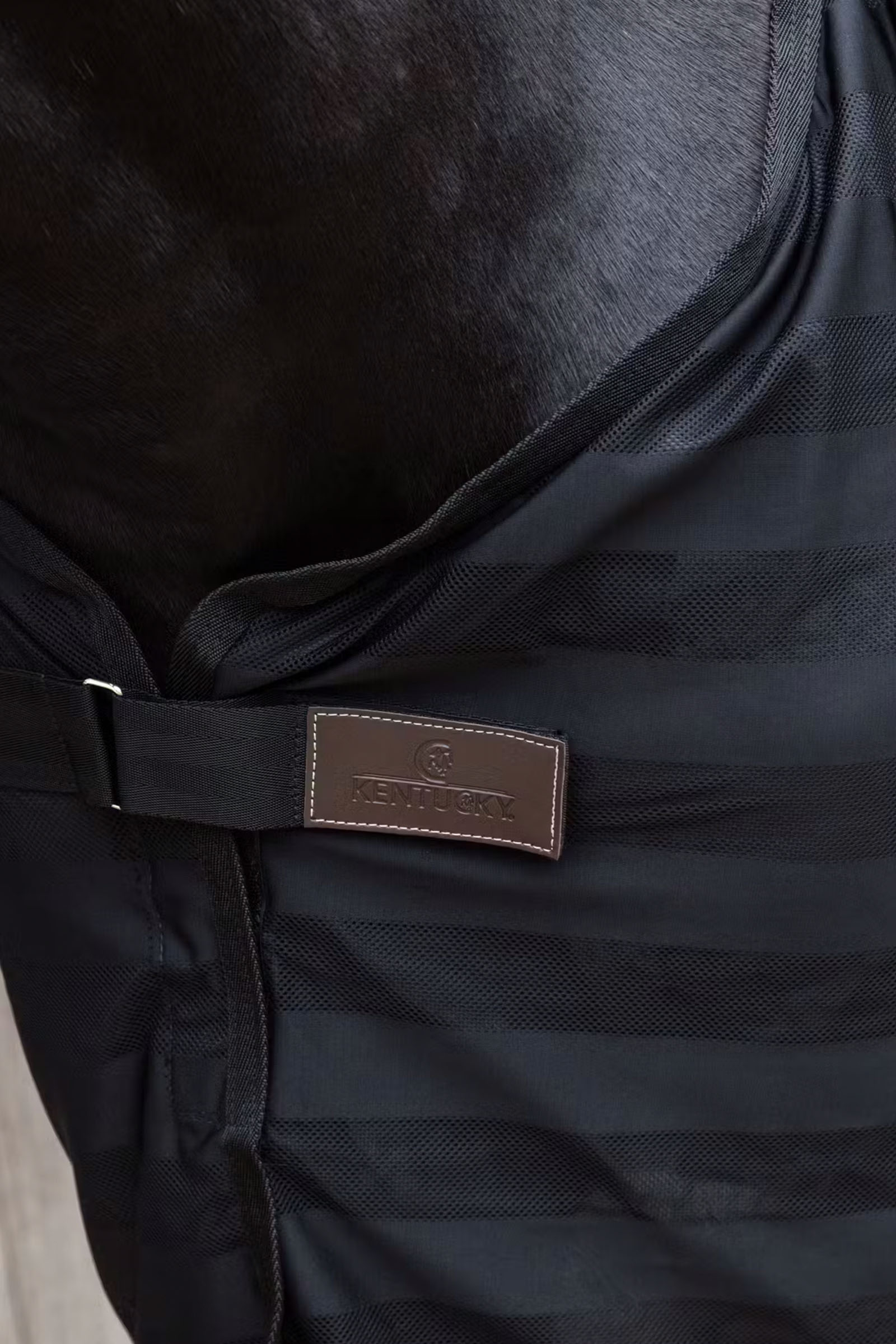 Kentucky Horsewear Light striped Mesh fly sheet