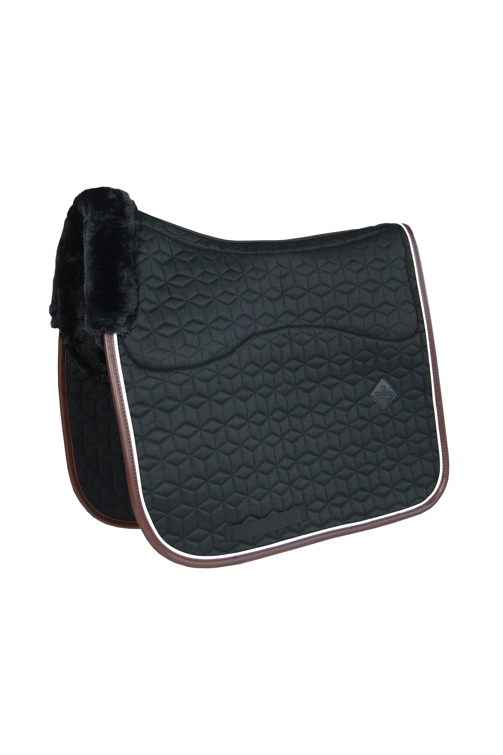 Black Kentucky Horsewear Skin Friendly Dressage Saddle Pad