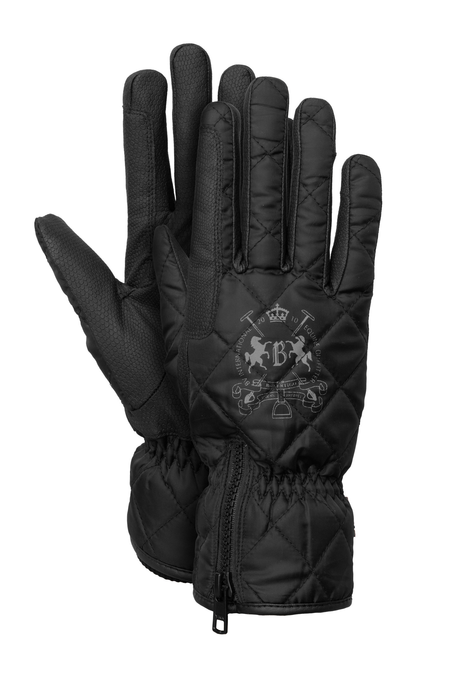 Black beauty B Vertigo Onyx Waterproof Padded Riding Gloves