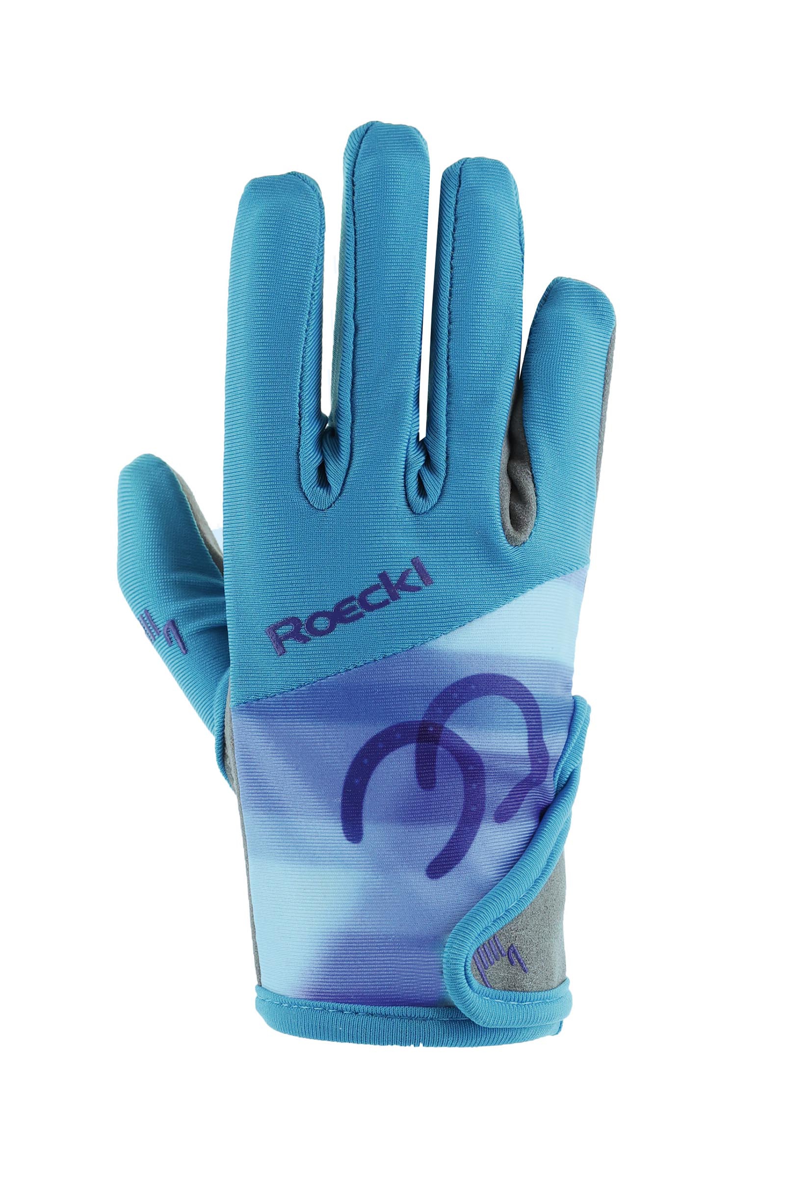 Vivid Blue Roeckl Koppl Kids&acute; Riding Gloves