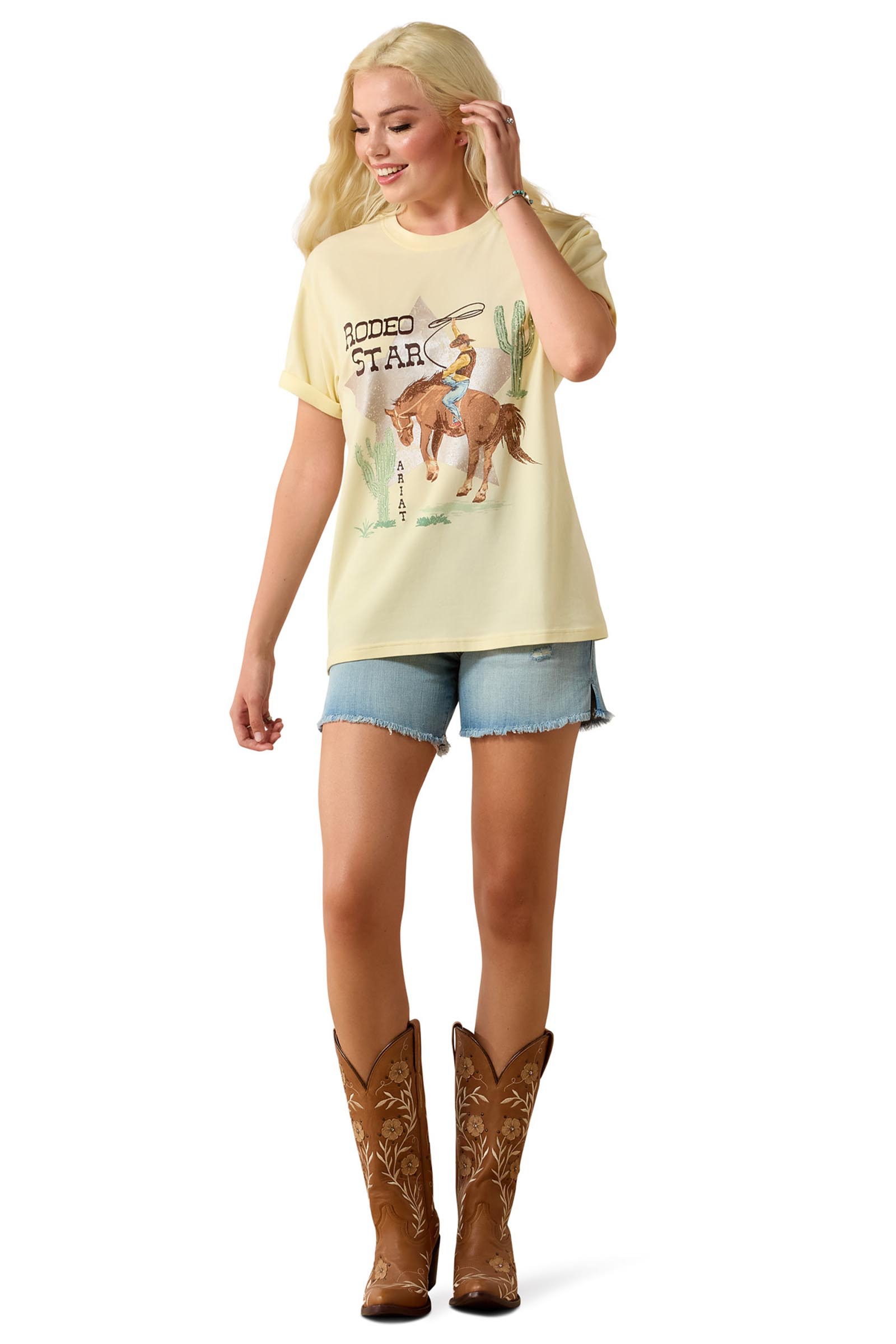 Ariat Women's Rodeo Star Boyfriend T-Shirt