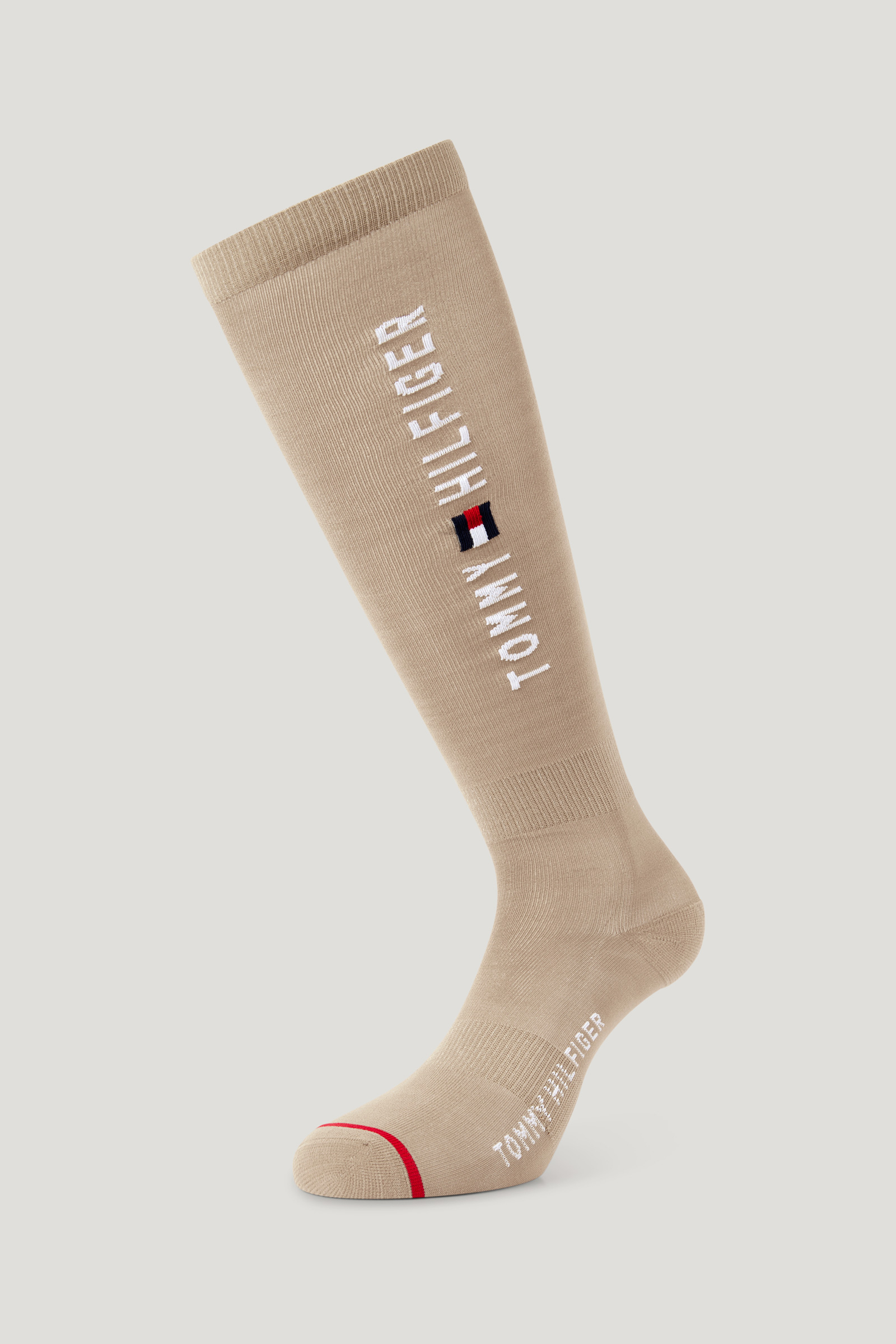 Beige Tommy Hilfiger Equestrian Riga Riding Socks