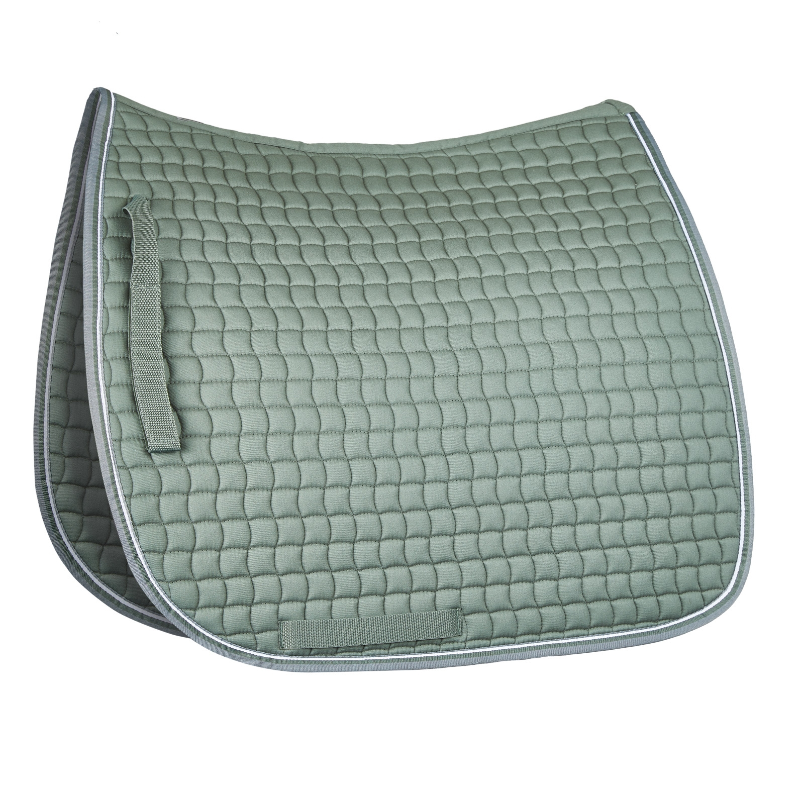 Beetle Khaki Green Horze Adepto Dressage Saddle Pad