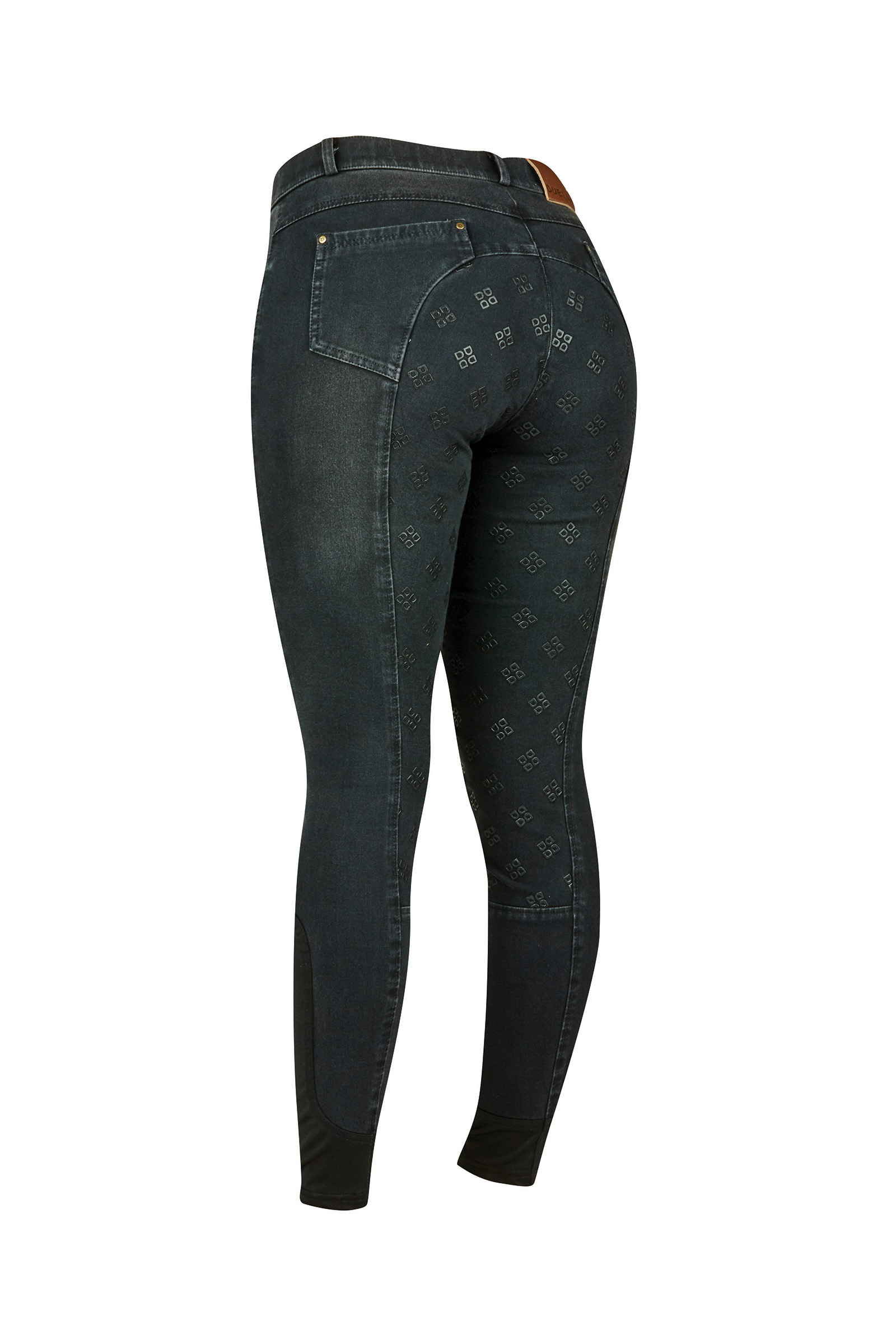 Dublin Shona Women's Full Grip Silicone Print Denim Breeches