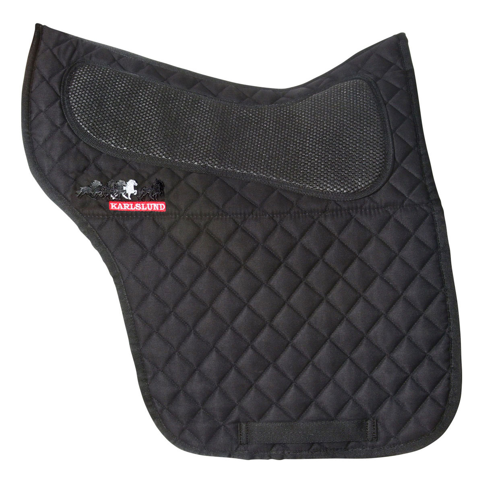 Black Karlslund Saddle pad, cotton