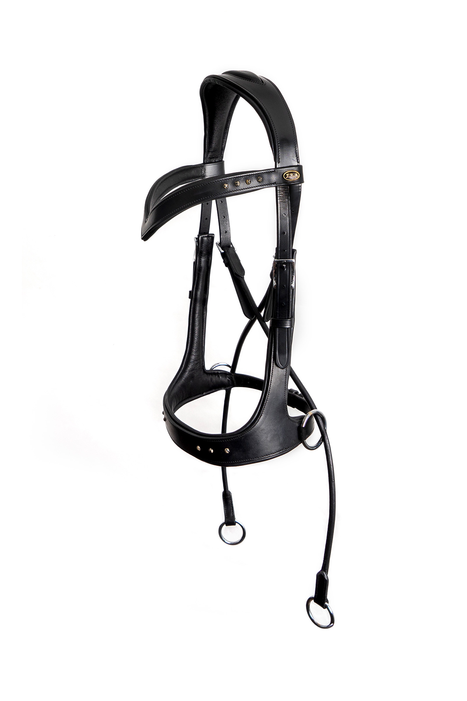 F.R.A. Freedom Riding Articles Glory Bitless Bridle With Reins (System 5), black