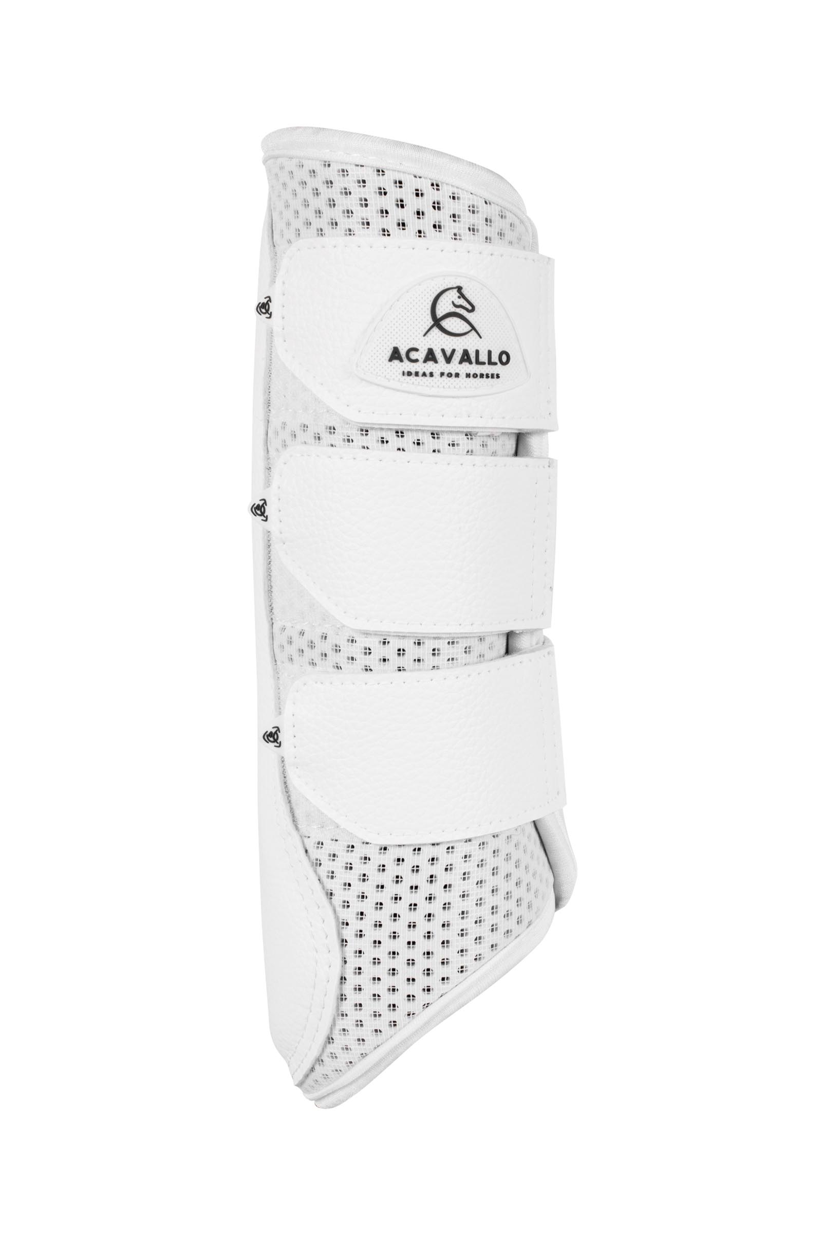 White Acavallo Neoprene Brushing Boots, Hind