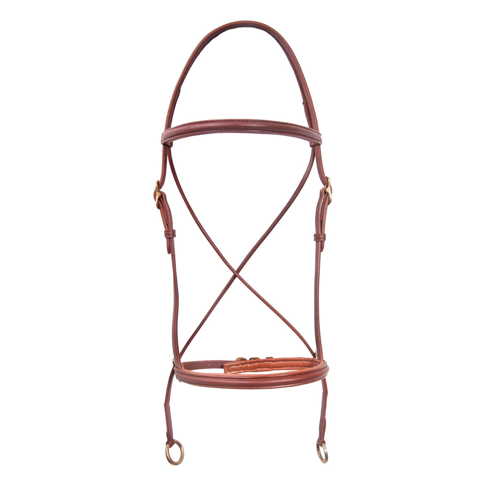 Karlslund Bitless headstall, Brown/brass