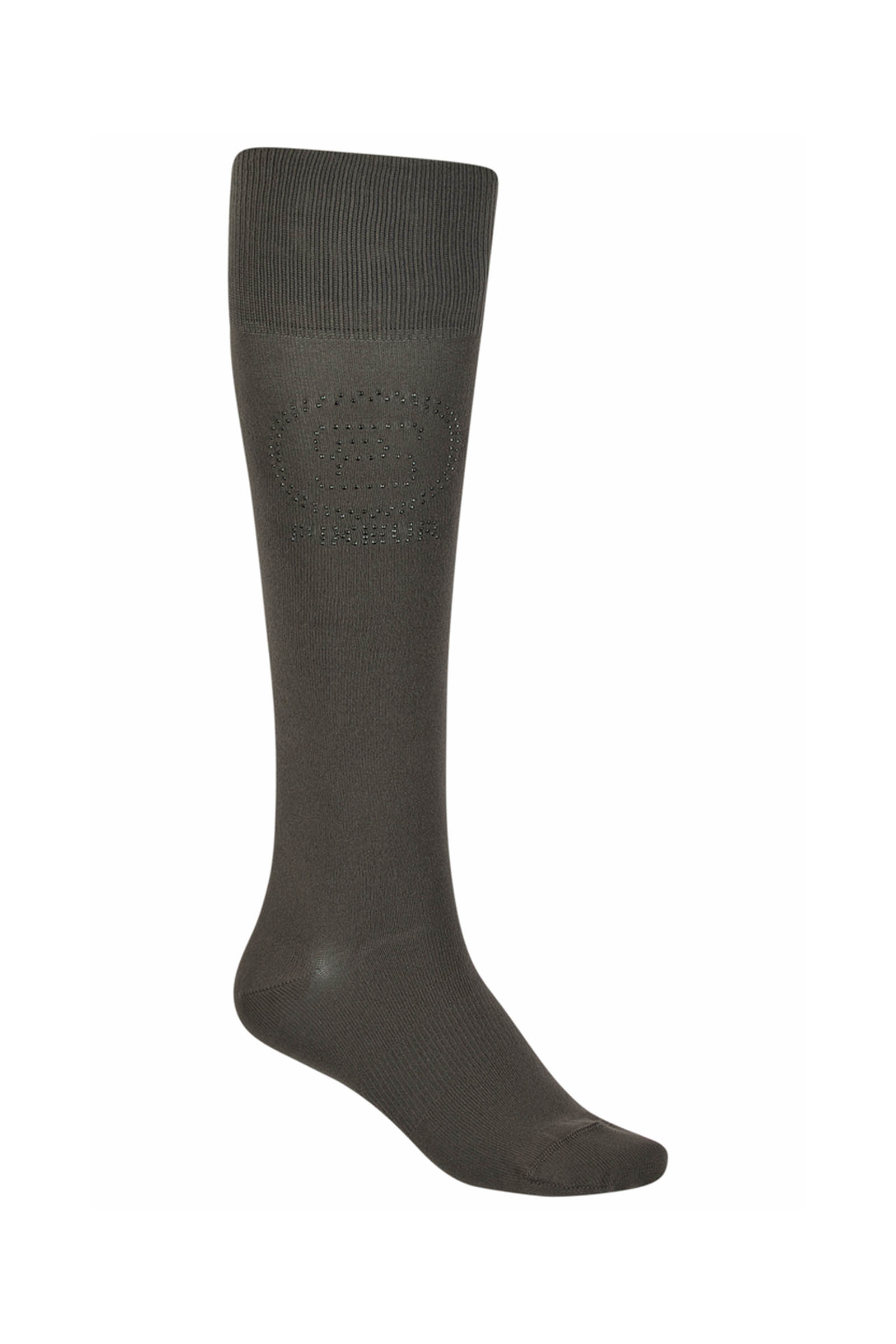 Deep Khaki Pikeur Sports Studs Knee Socks