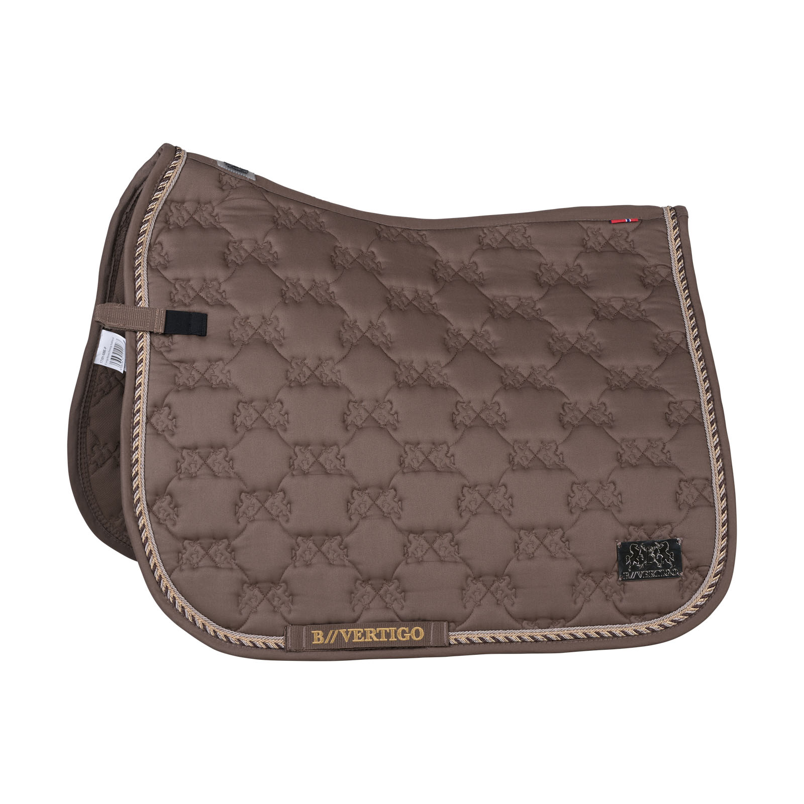 Shiitake Beige B Vertigo Monaco Dressage Saddle Pad