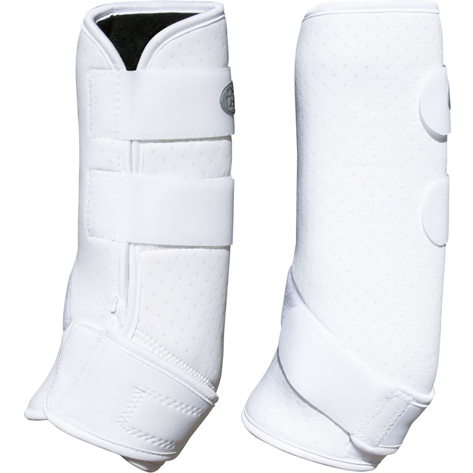 White Harry's Horse Brushing boots memory foam