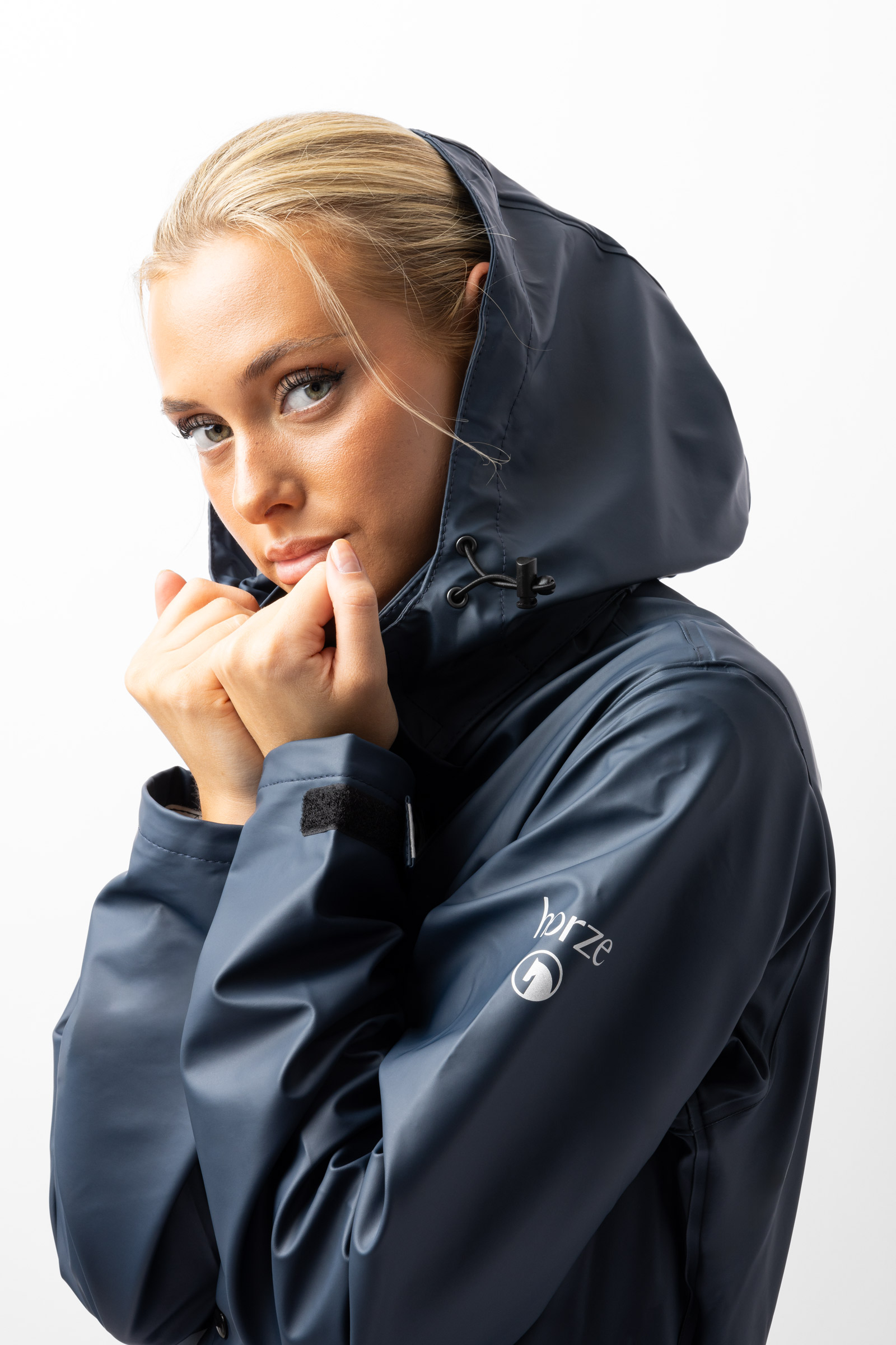 Horze Hazel Women's Long Raincoat with Slits