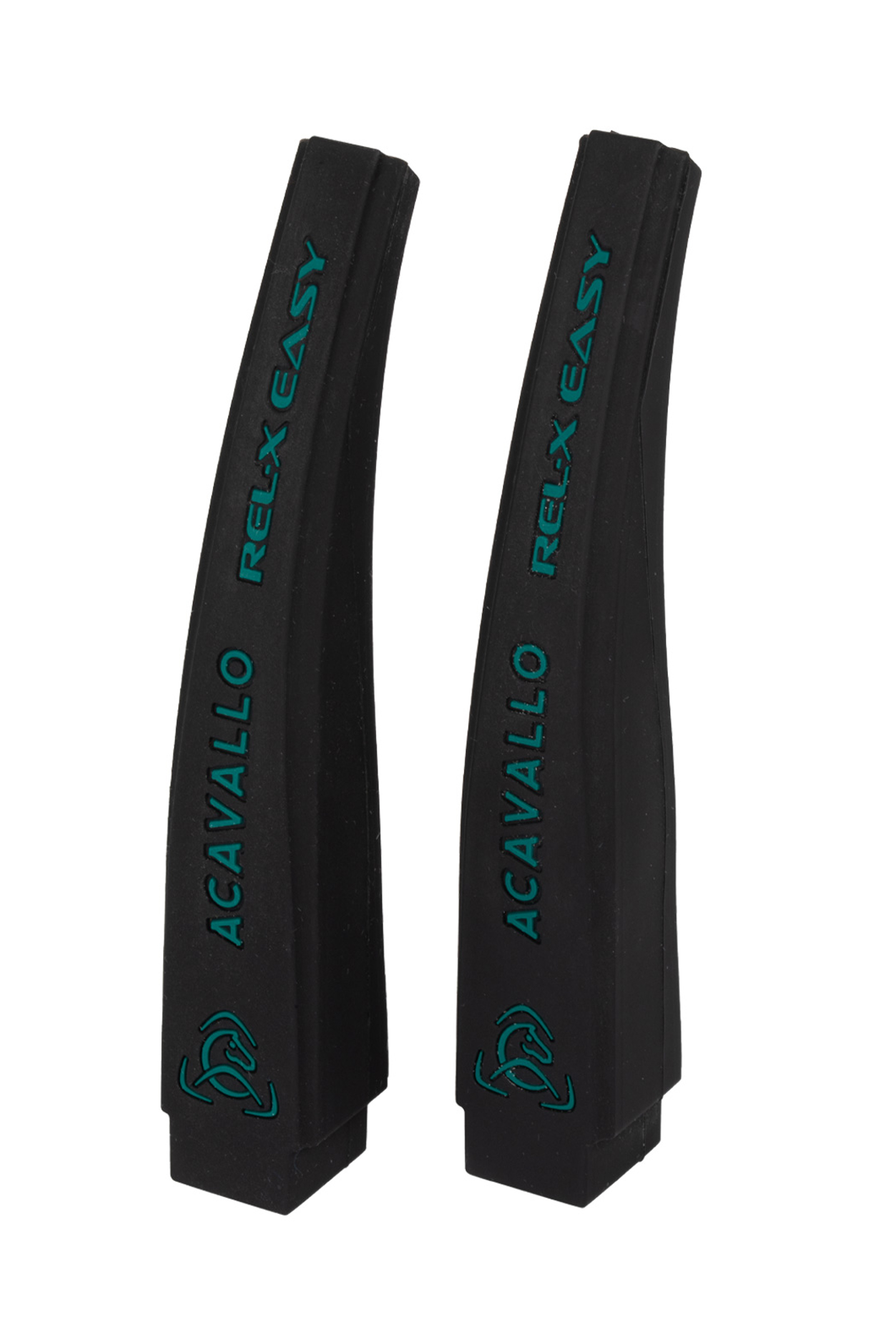 Black/Huntergreen Acavallo Rel-X Easy Multicolor Silicone Arches for Stirrups