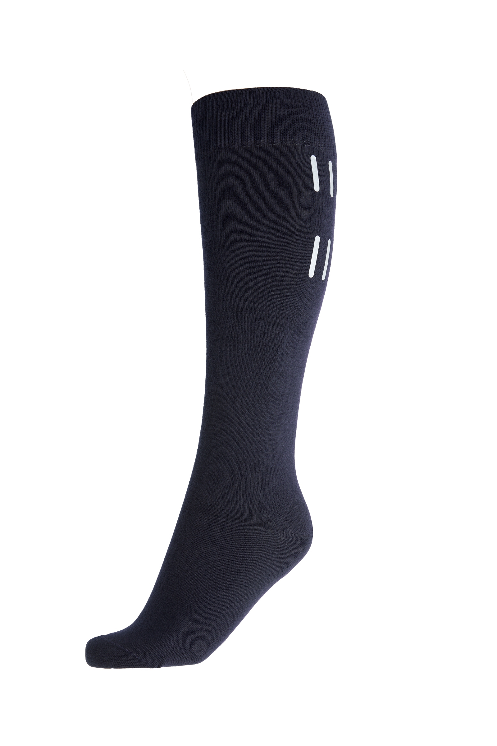 Dark Navy Horze Reflective Riding Socks