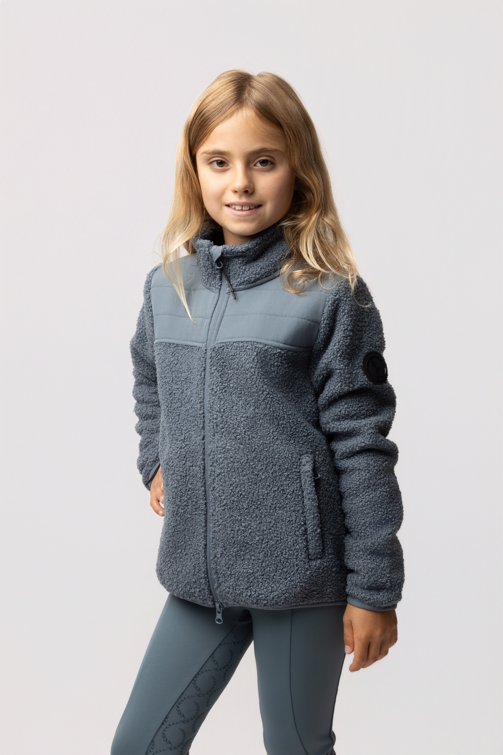 Horze Misha Kids&acute; Hybrid Fleece Jacket