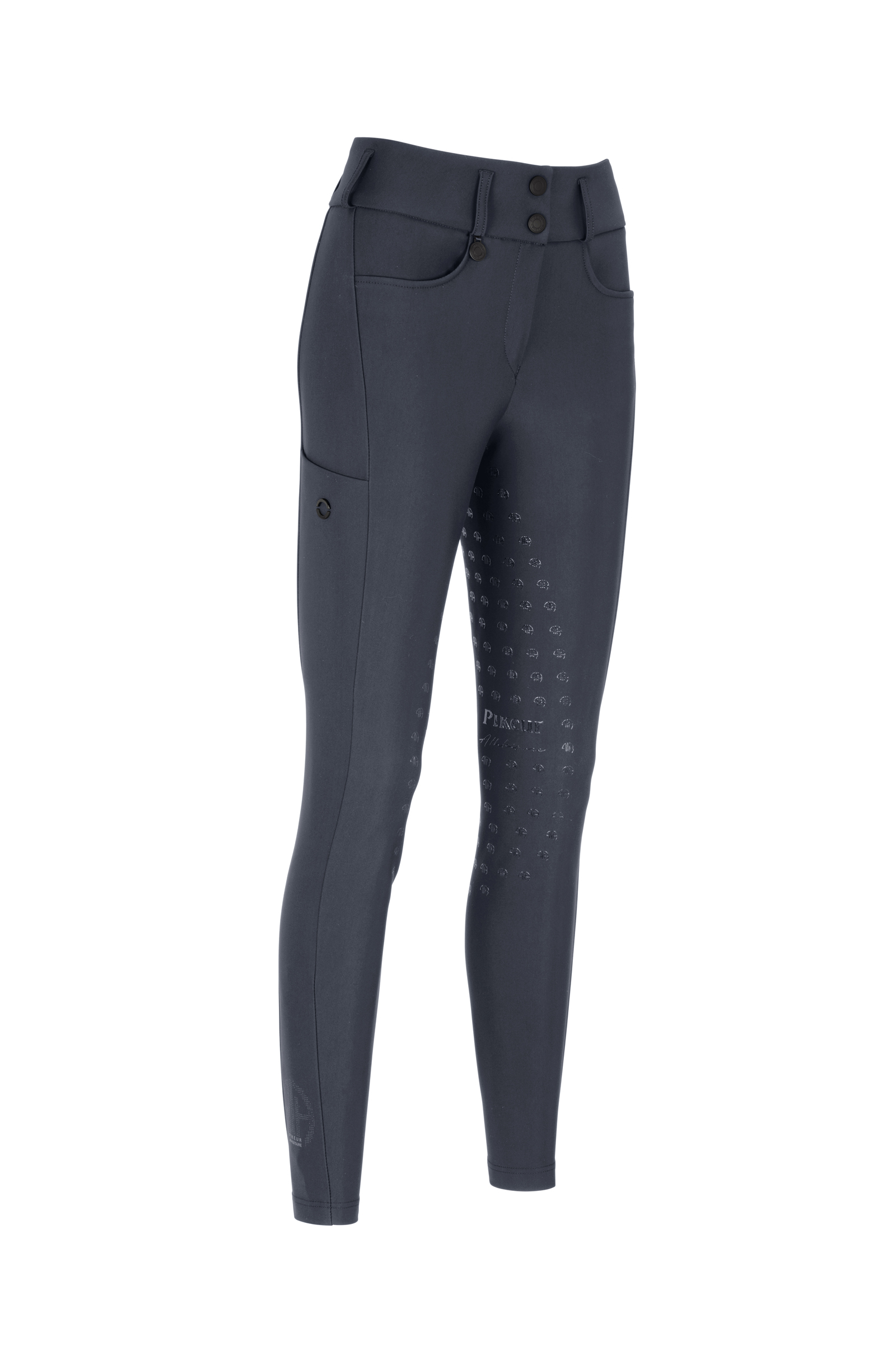 Dark Grey Pikeur Amia Midwaist Sd Full Grip Breeches