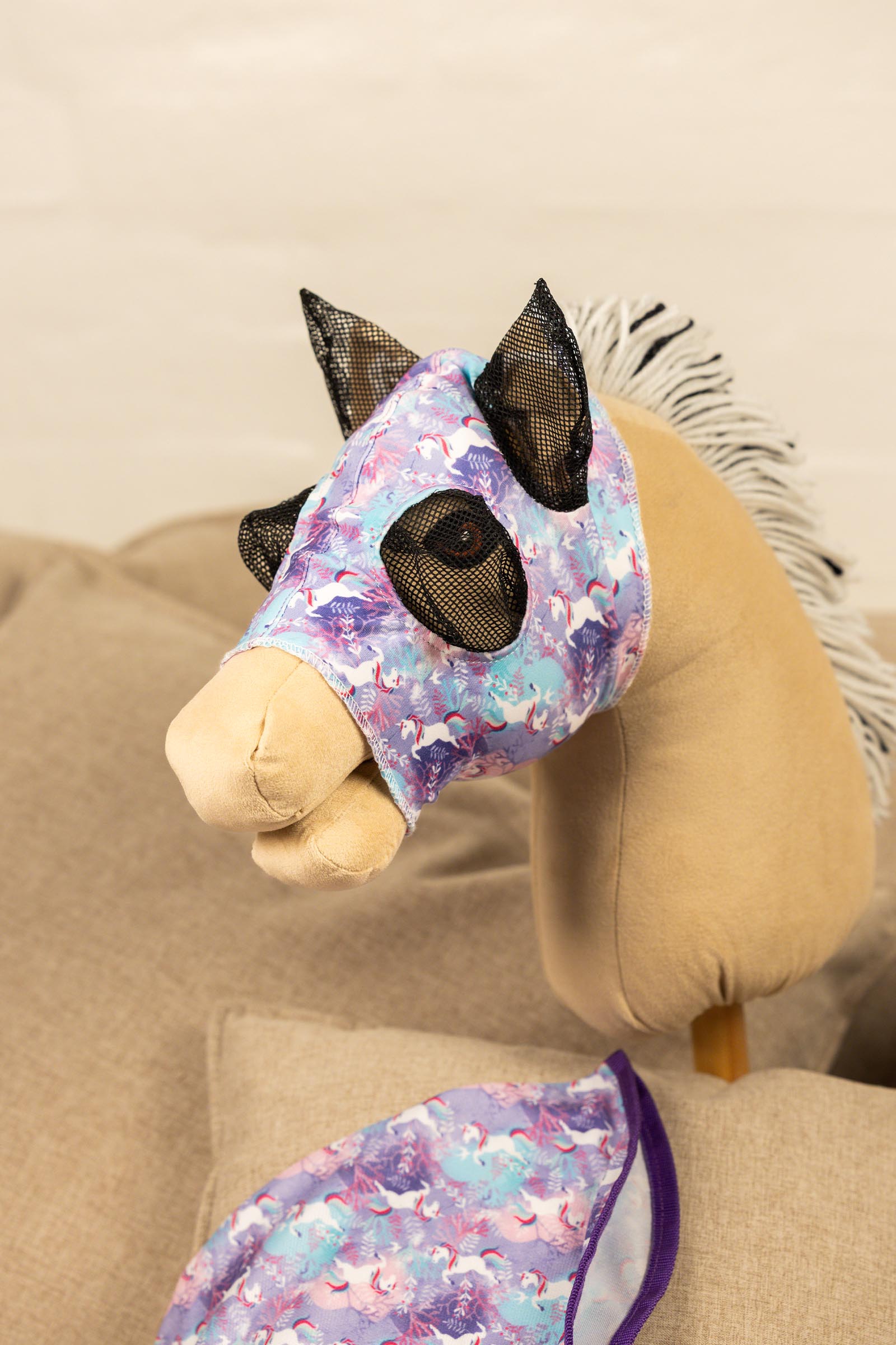 My Hobby Horse Insect Mask with Unicorn Print