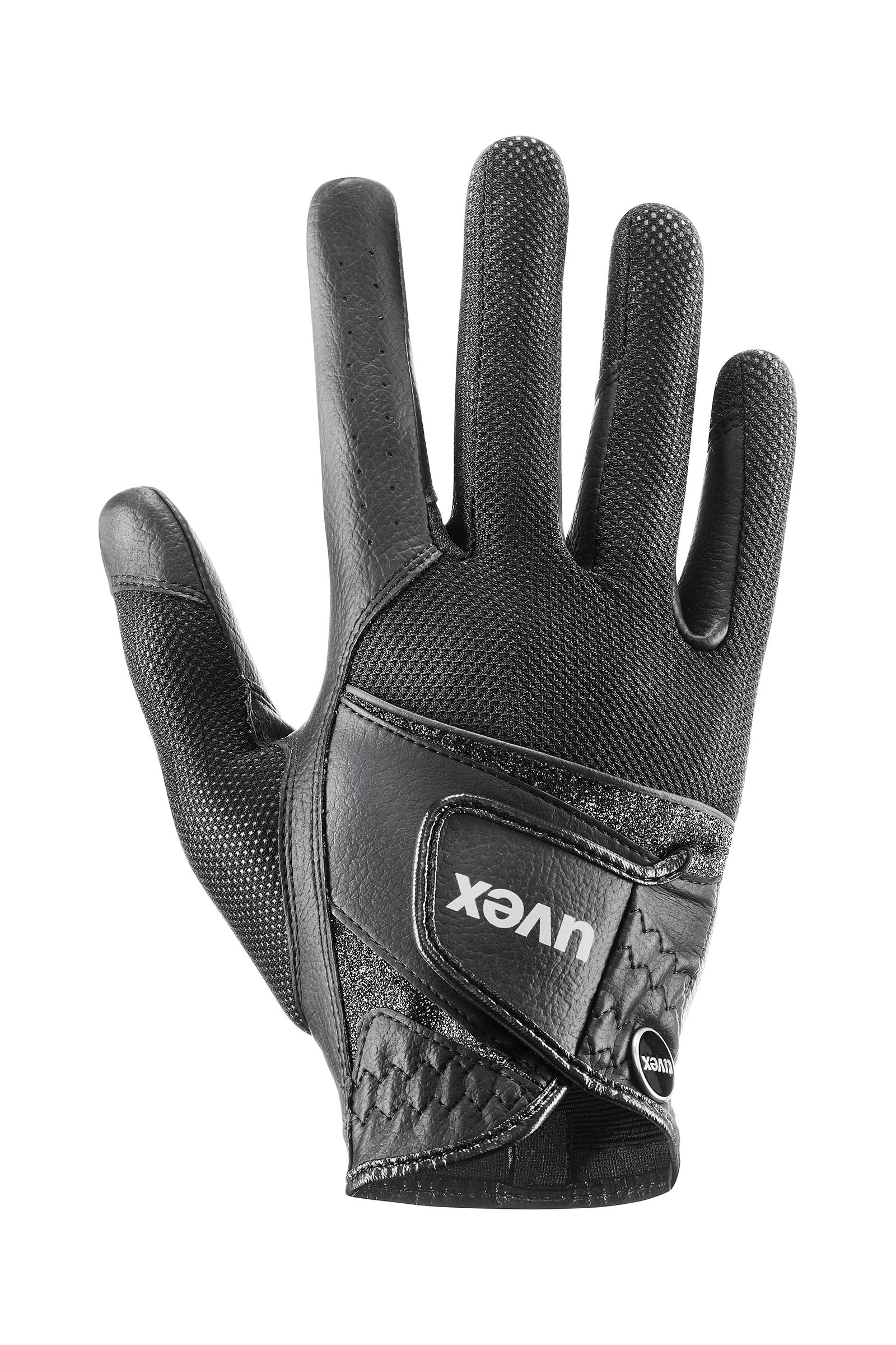black-black Uvex Sumair Glamour Riding Gloves