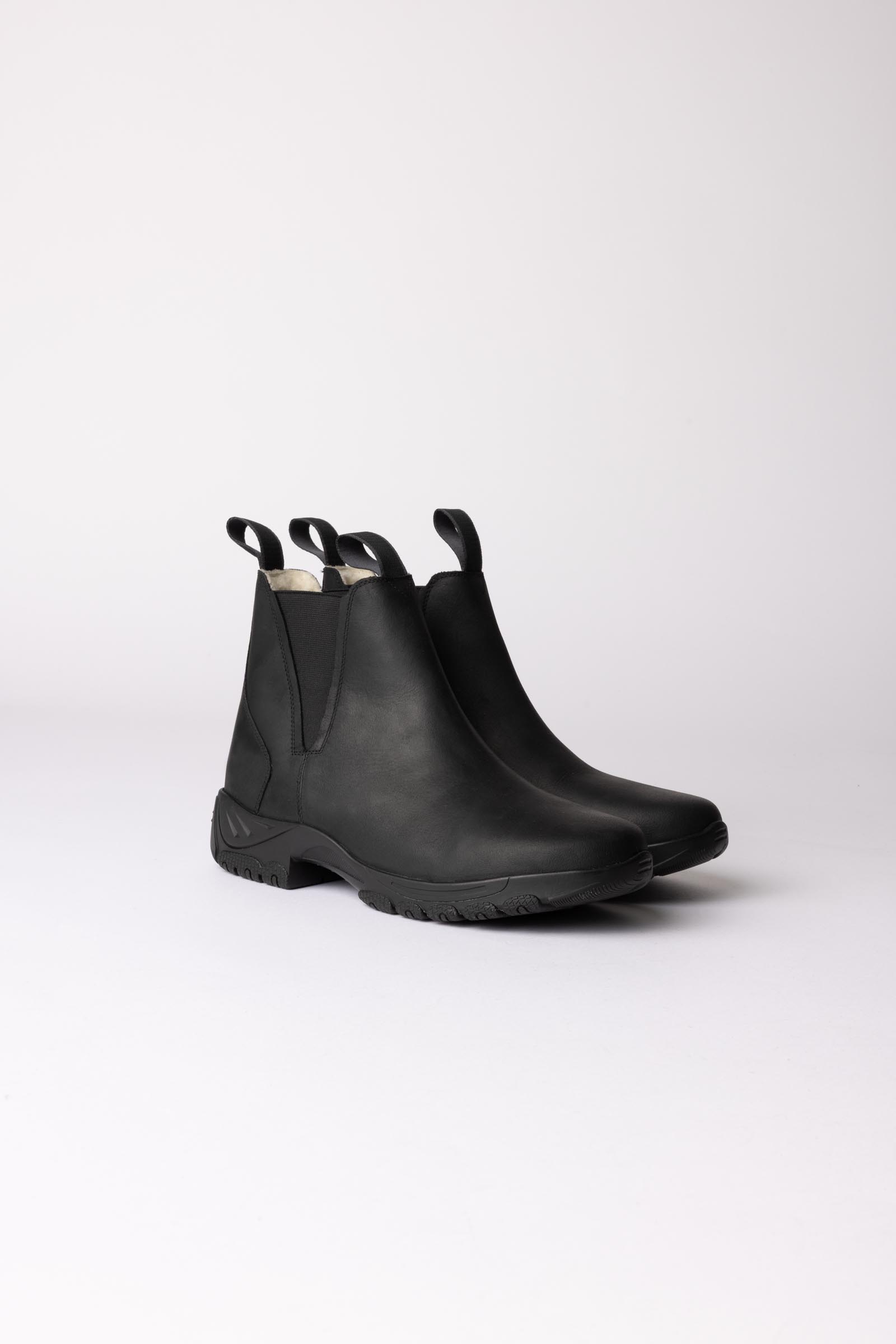Horze Cornwall Leather Wool-Lined Jodhpur Boots