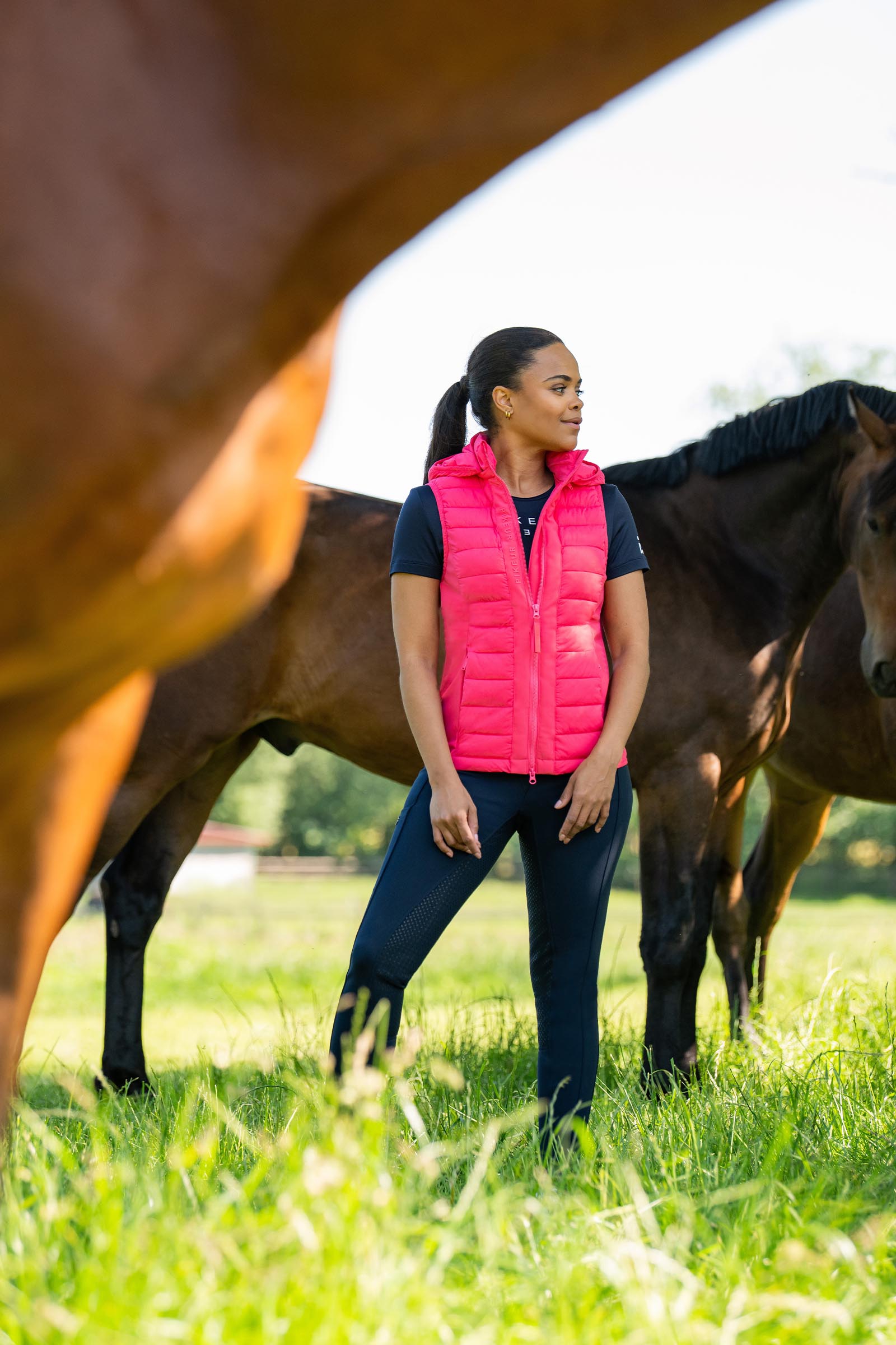 Pikeur Women&acute;s Hybrid Vest With Detachable Hood